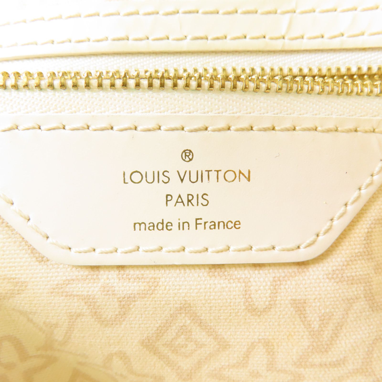 Louis Vuitton Canvas Tahitienne Pm Golden Shoulder Bag Rice White Beige Shoulder Bag M 95674