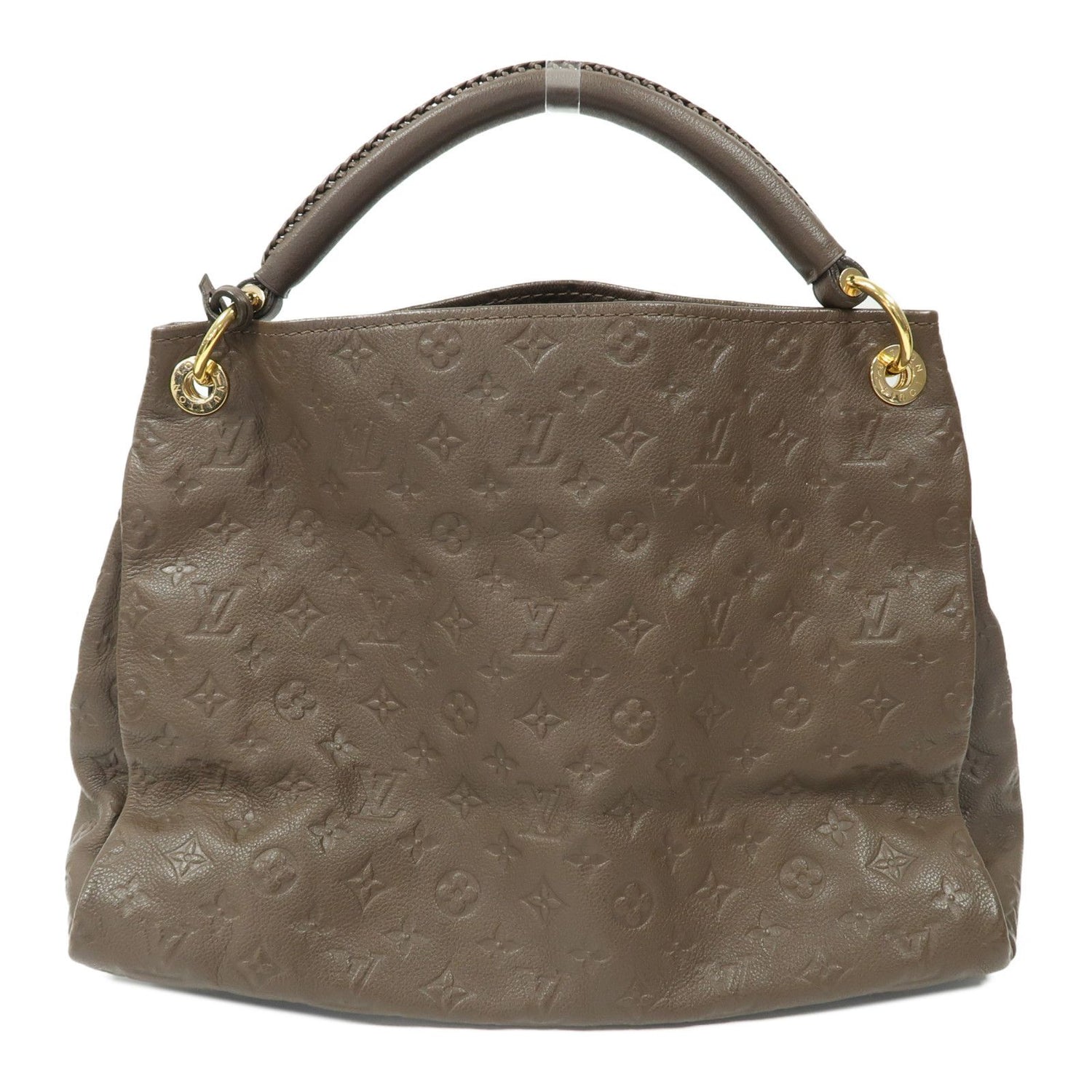Louis Vuitton Cowhide Leather Artsy Mm Gold Shoulder Back Bag Color Brown Shoulder Bag M 94325