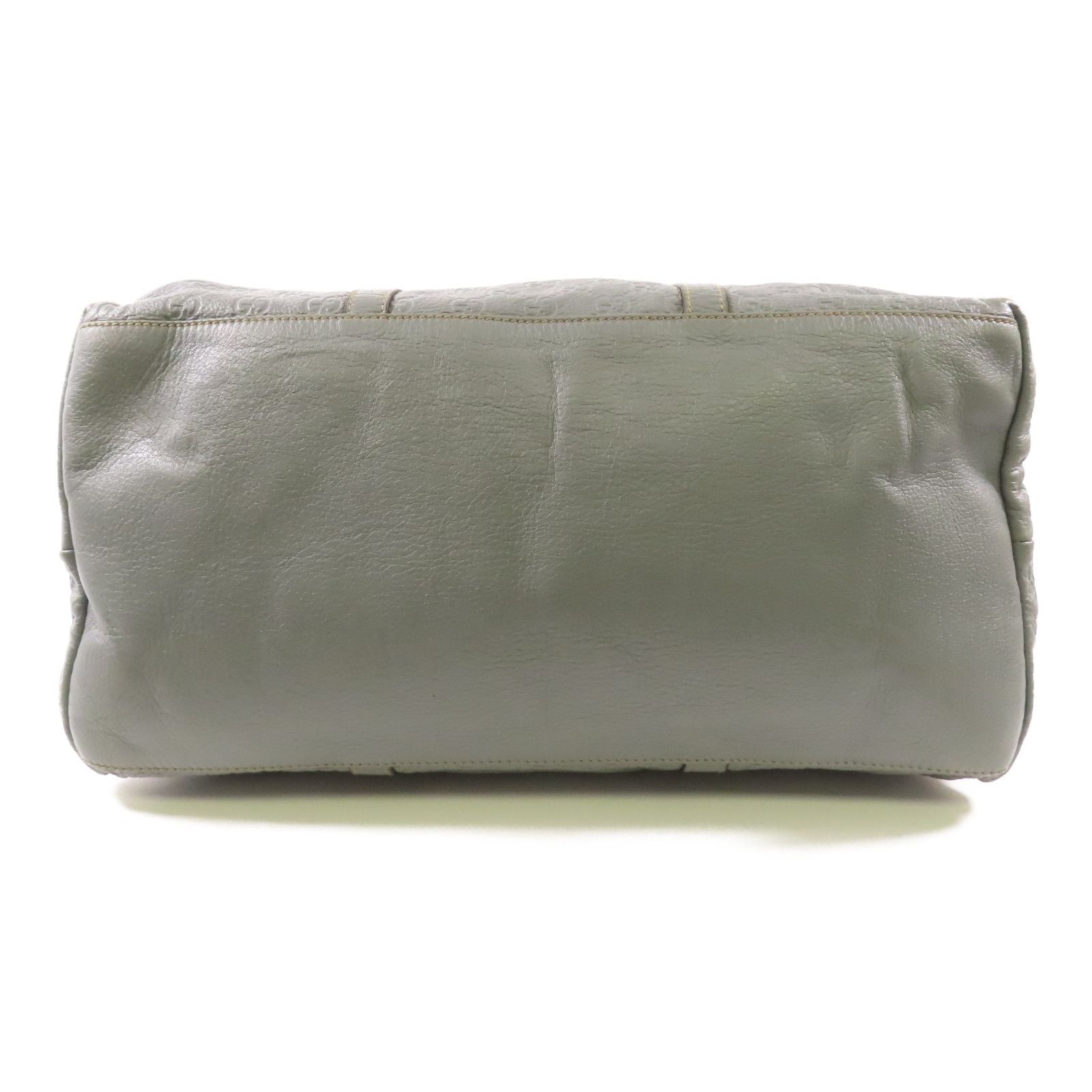 Gucci Cowhide Leather Tote Bag Gray Calfskin (cowhide) 201482
