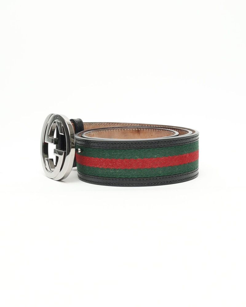 Gucci Interlocking G Leather Belt