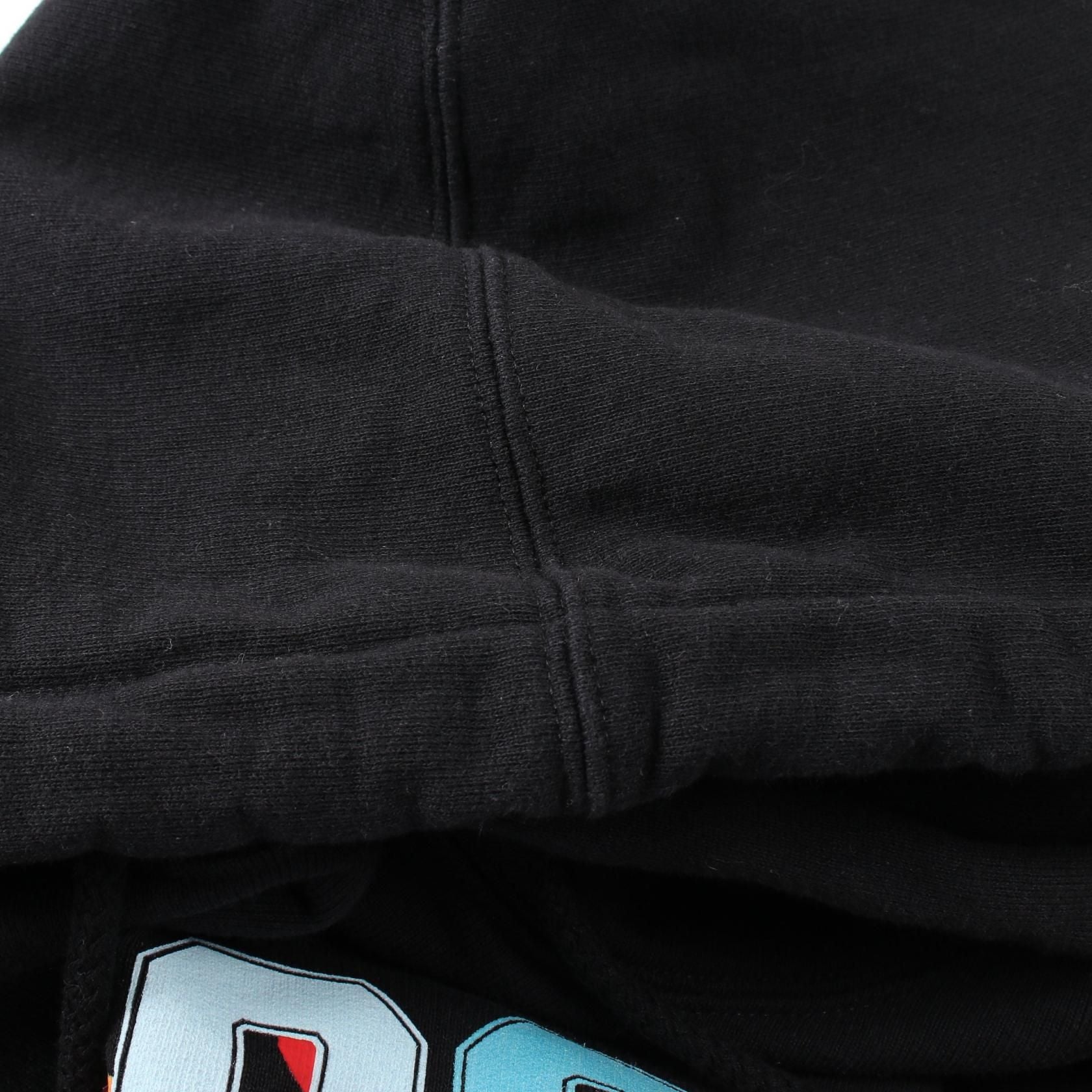 Gucci Hoodie Sweat Shirts Tops 700117 Cotton Black Multicolor Mens L