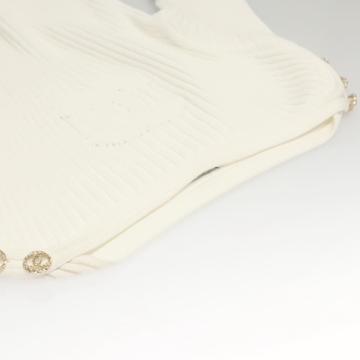 Chanel One Piece Knitted Fabrics White Cc Auth