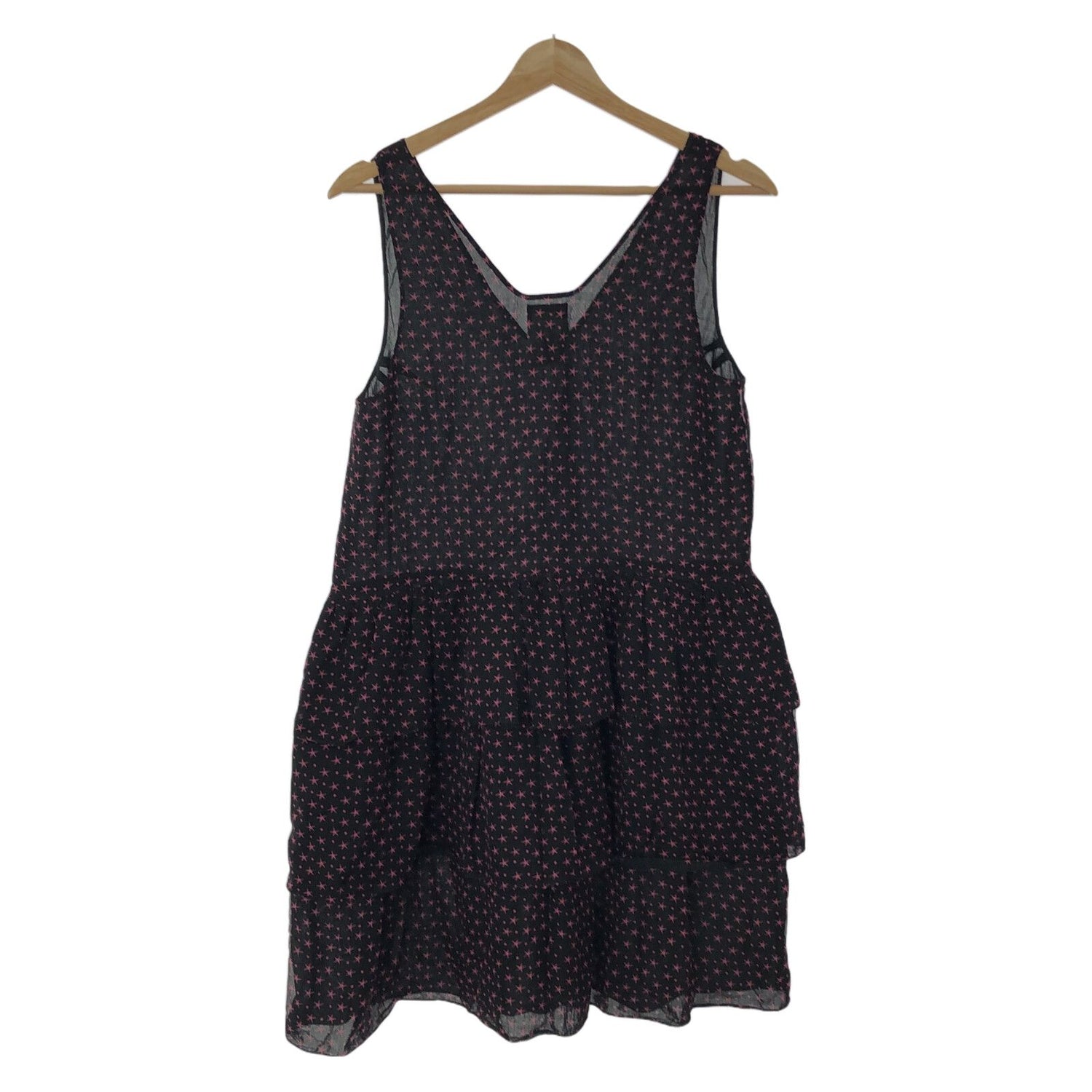 Chanel Mini Dress Black Silk 38