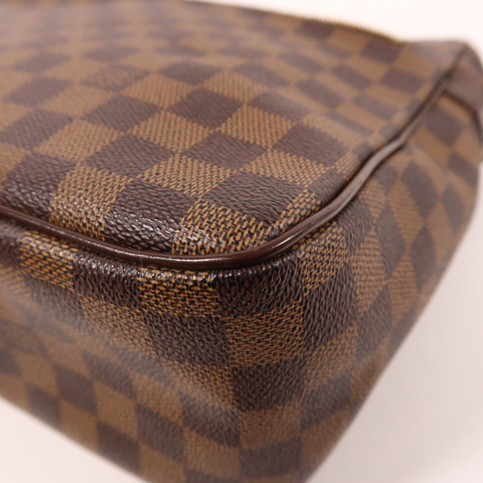 Louis Vuitton Damier Ebene Messenger Bag Palm Color Brown Shoulder Bag N 51125