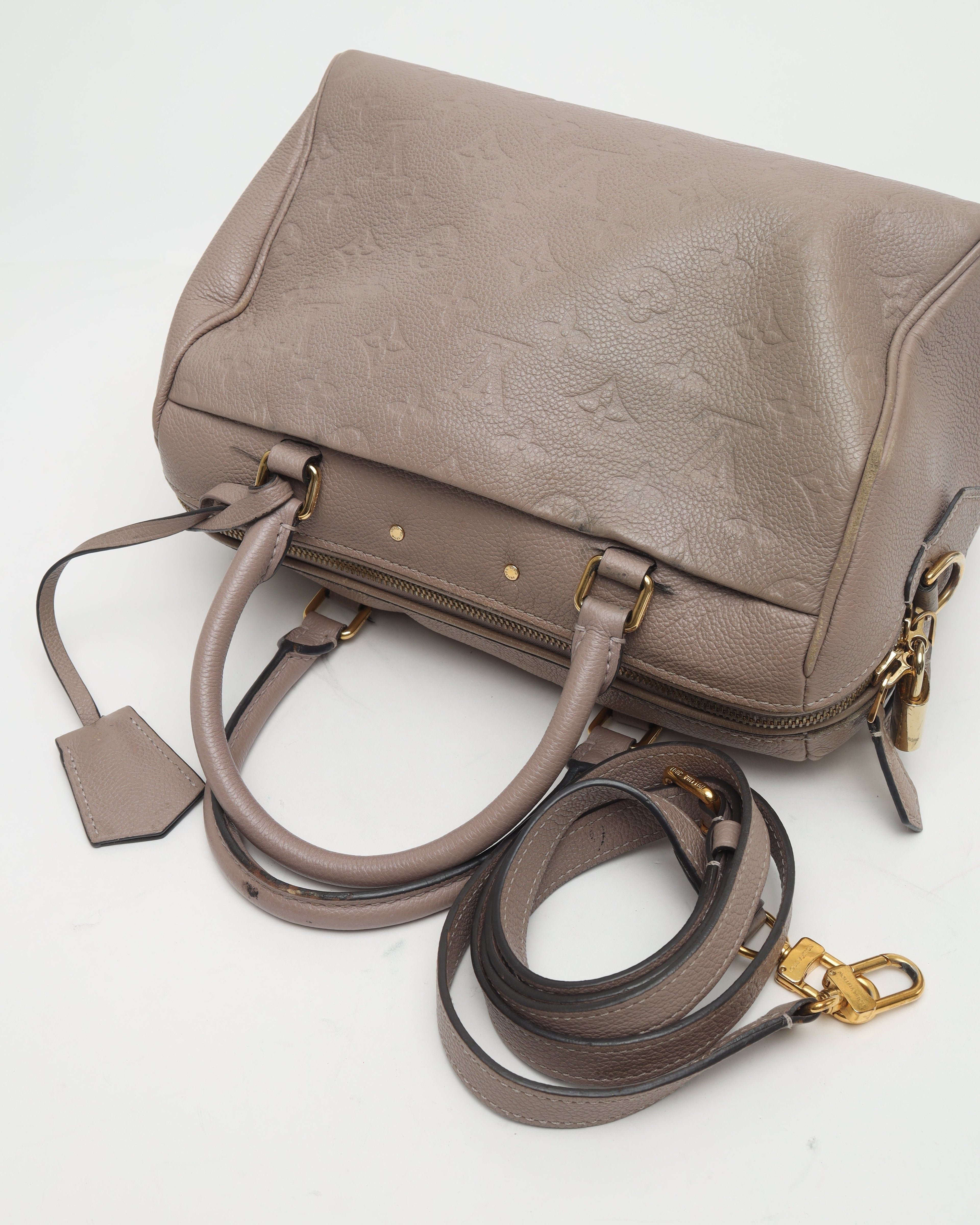 Louis Vuitton Empreinte Speedy 25 Nm Bandoulière Bag
