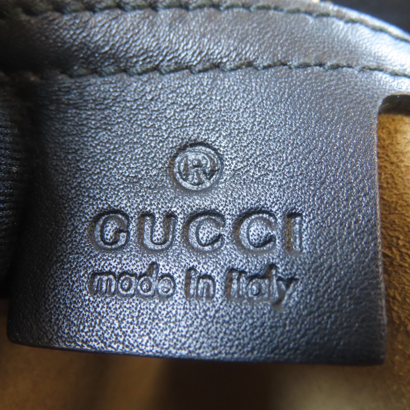 Gucci Painted Canvas/leather Crossbody Bag Gold Hand-handed Bag For Shoulders And Backs Color/b