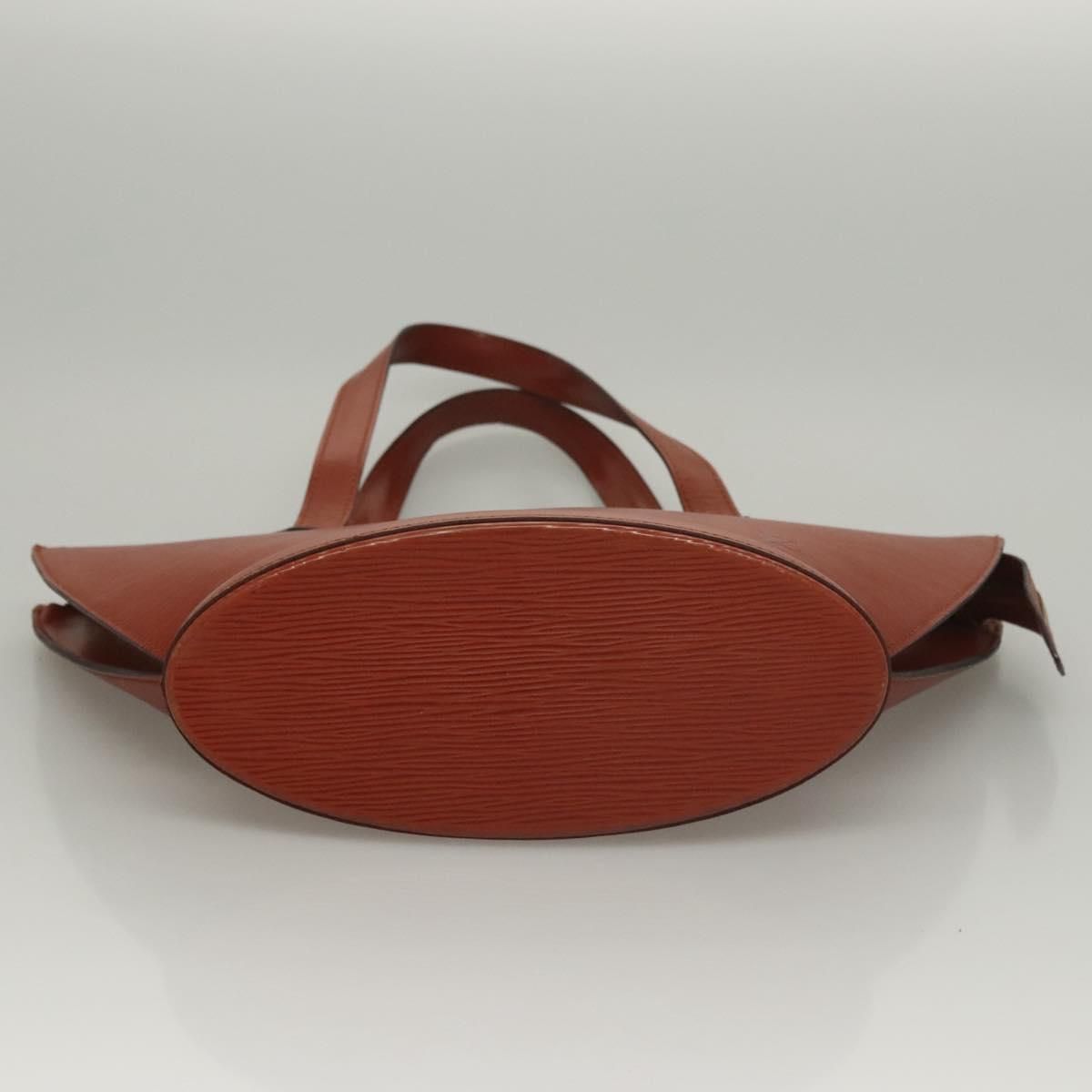 Louis Vuitton Epi Saint Jacques Hand Bag Brown M 52263 Lv Auth