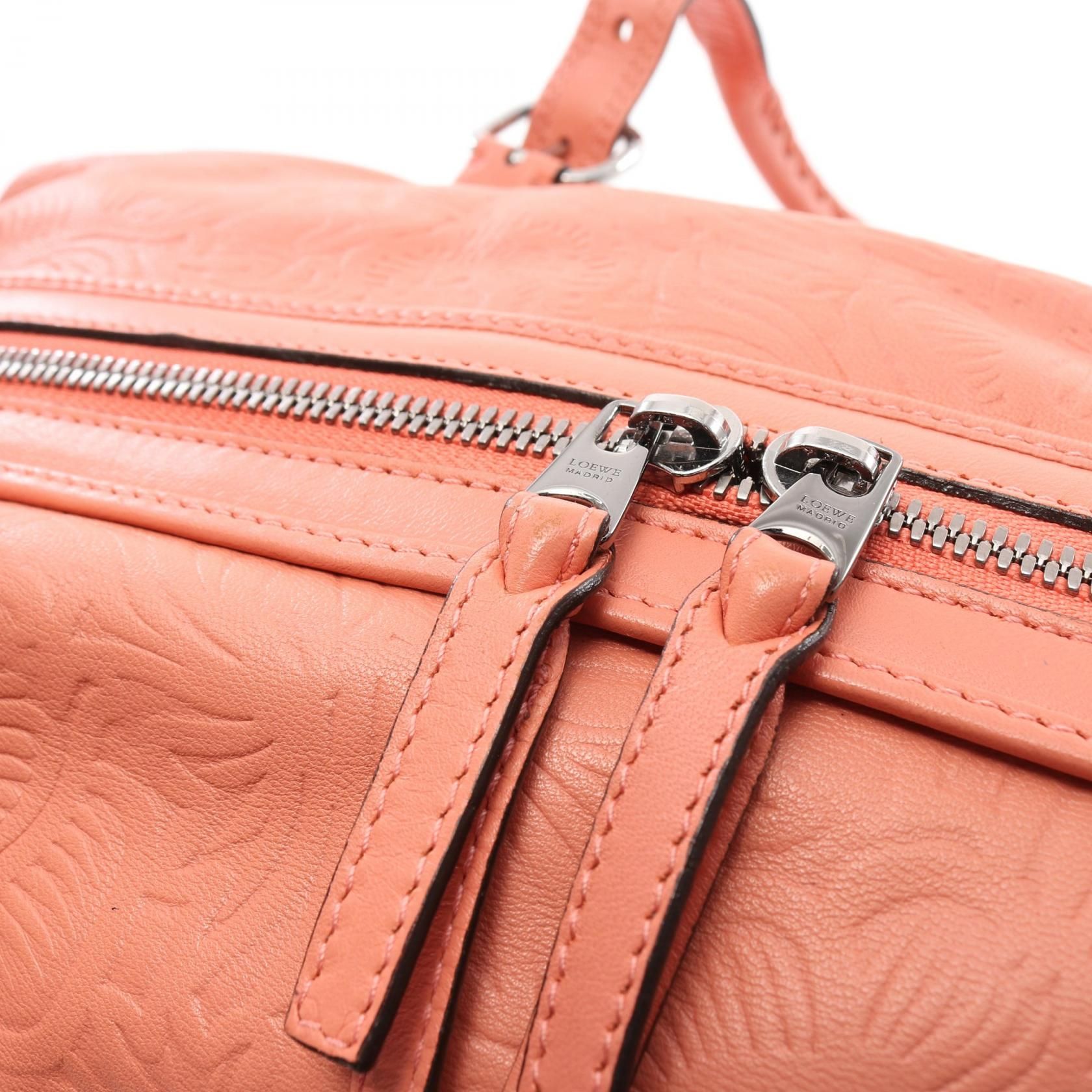 Loewe Anagram Tote Bag Pink Leather