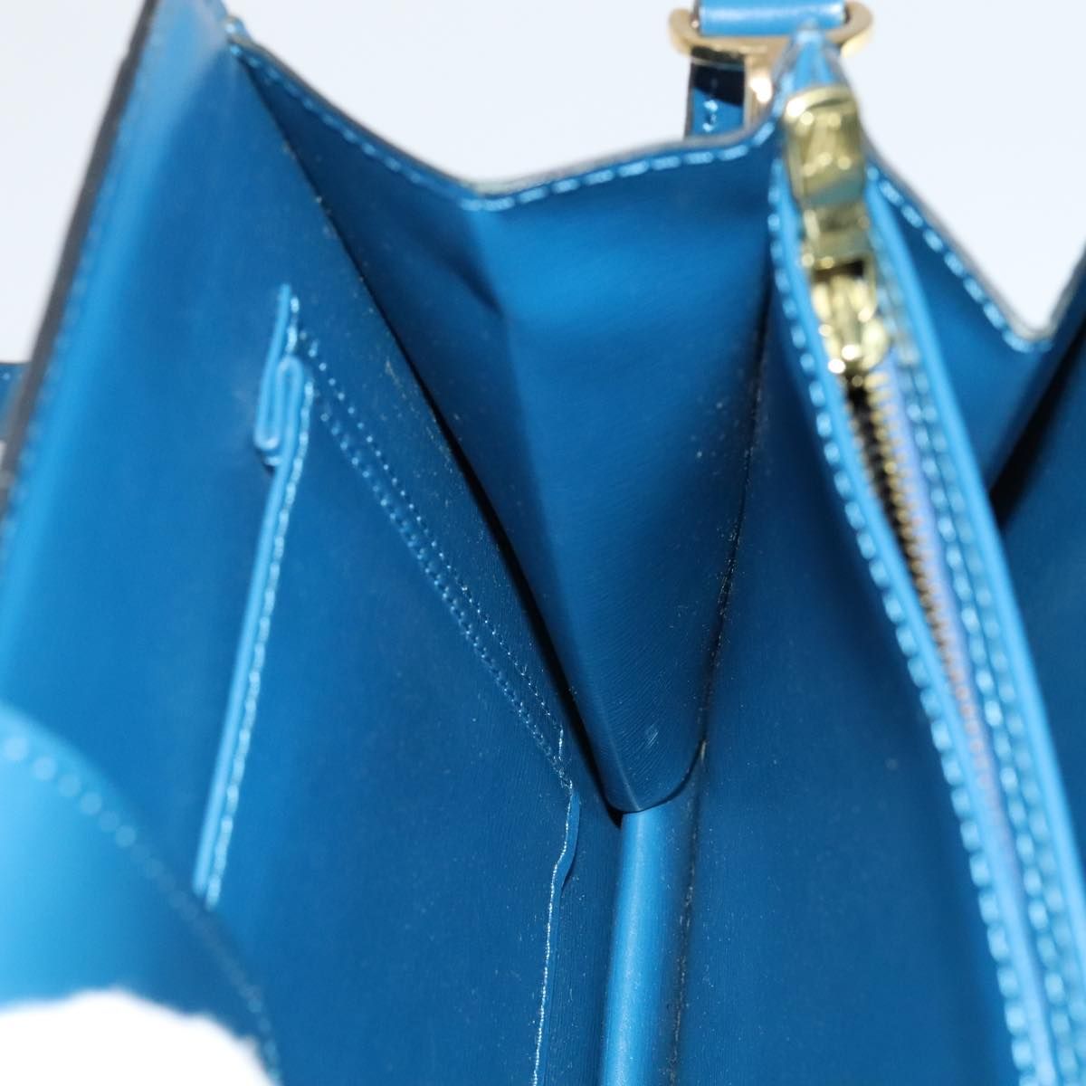 Louis Vuitton Epi Capuchin Shoulder Bag Blue M 52345 Lv Auth