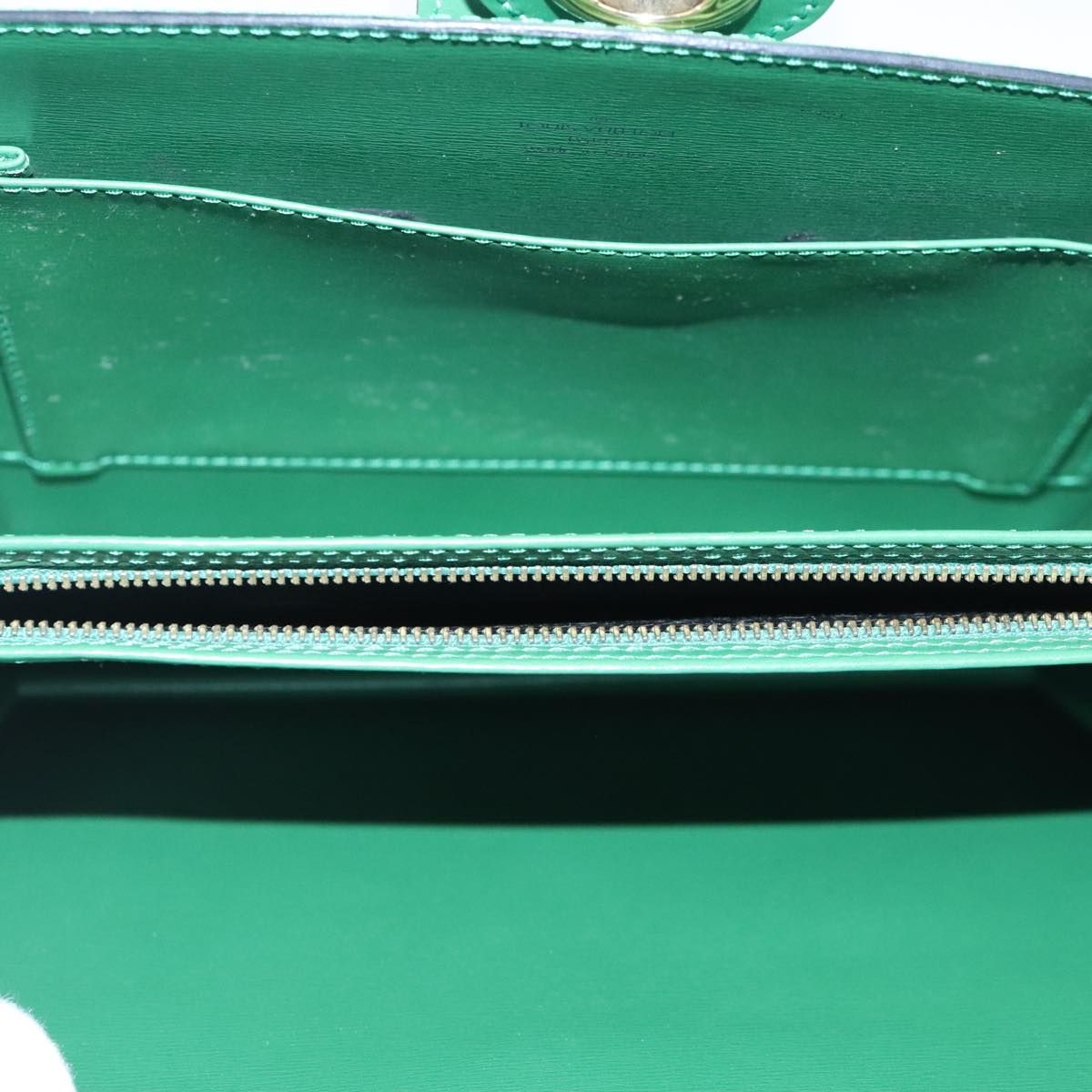 Louis Vuitton Epi Capuchin Shoulder Bag Green M 52344 Lv Auth