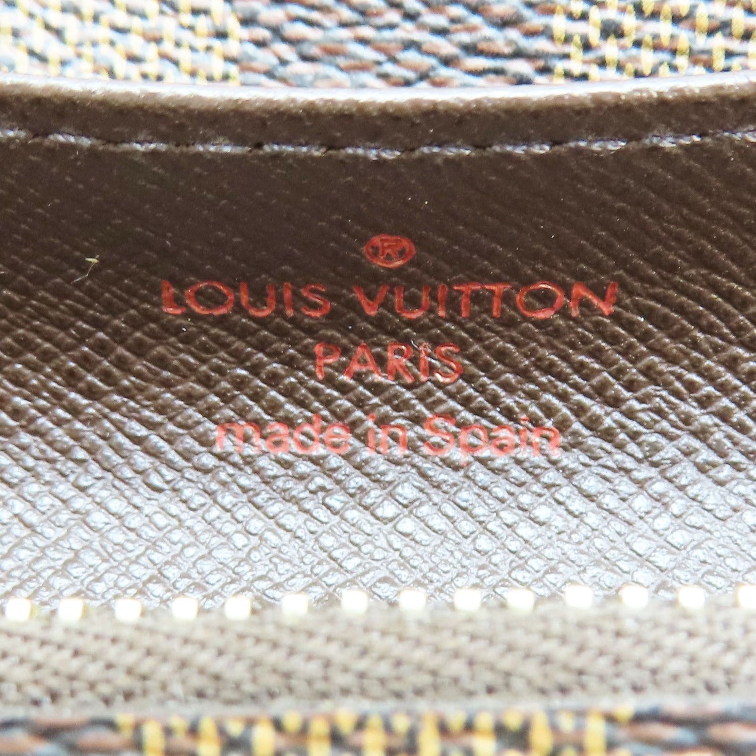 Louis Vuitton Emilie Wallet Damier Ebene Canvas N 63019