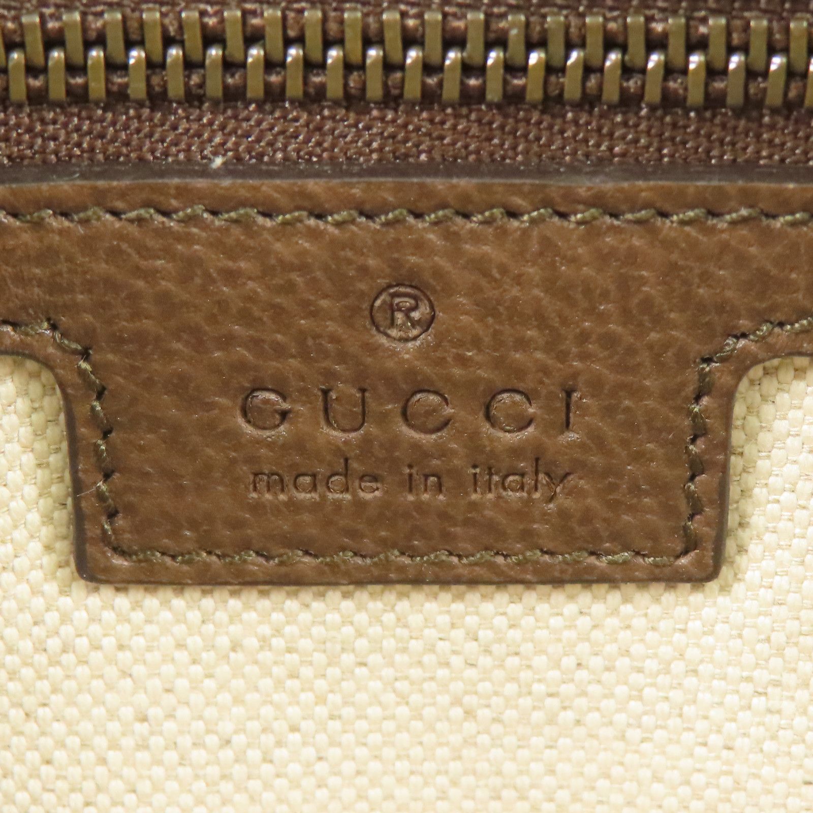 Gucci Painted Canvas Ophidia Gold Shoulder Bag Brown Gg Canvas 699439