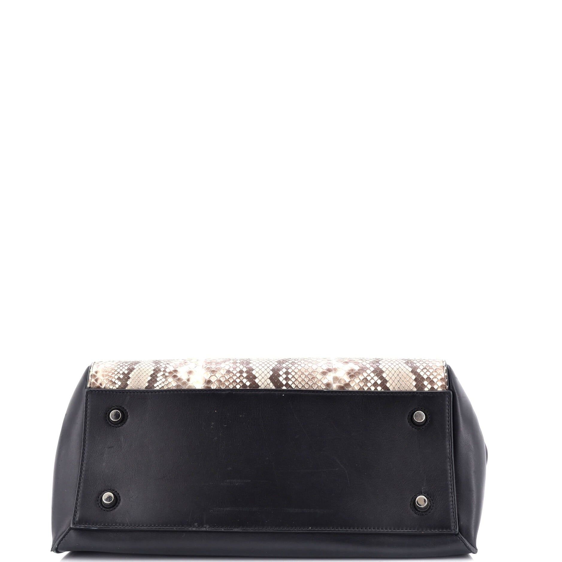 Celine Edge Bag Python And Leather Medium