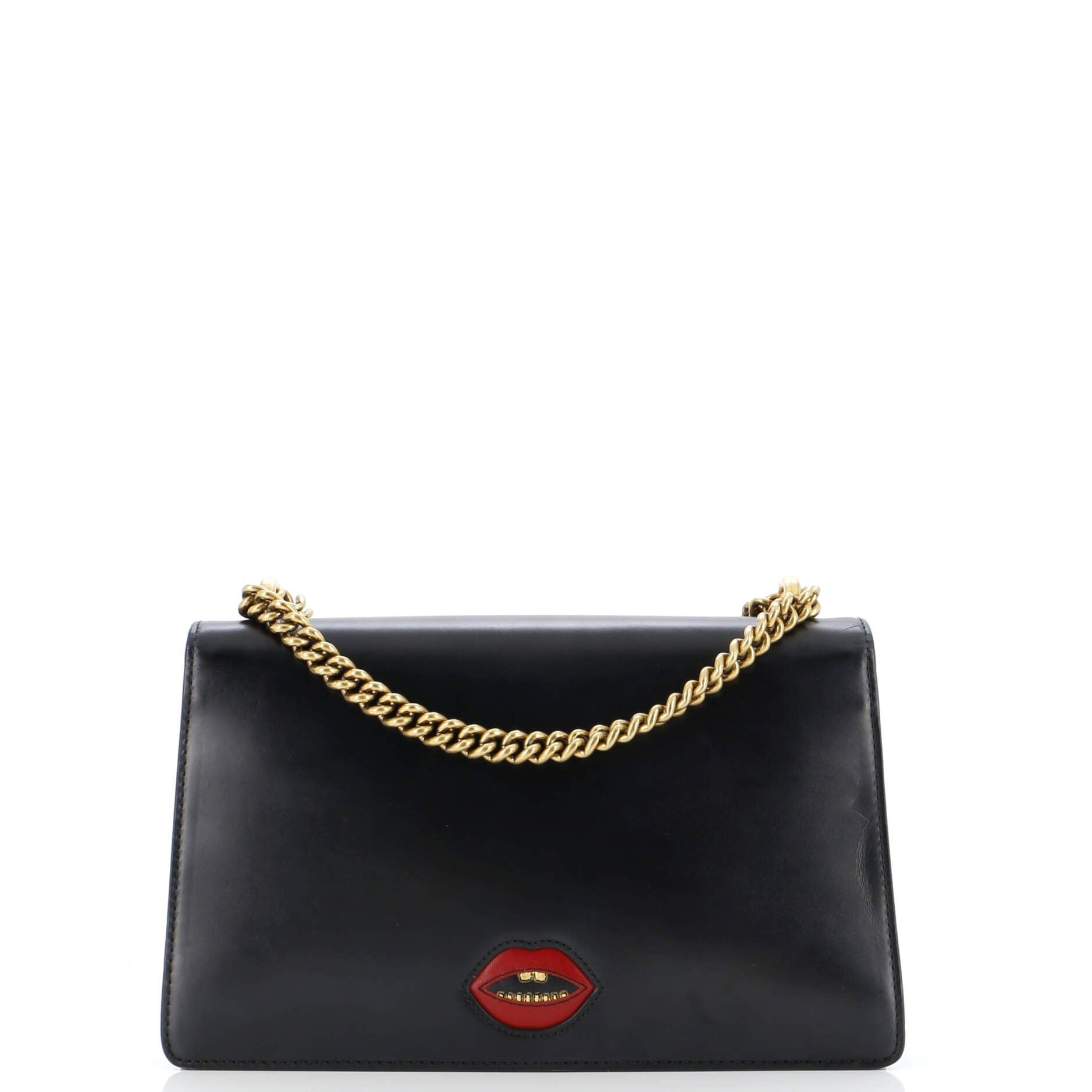 Gucci Marmont Chain Shoulder Bag Patchwork Leather Medium