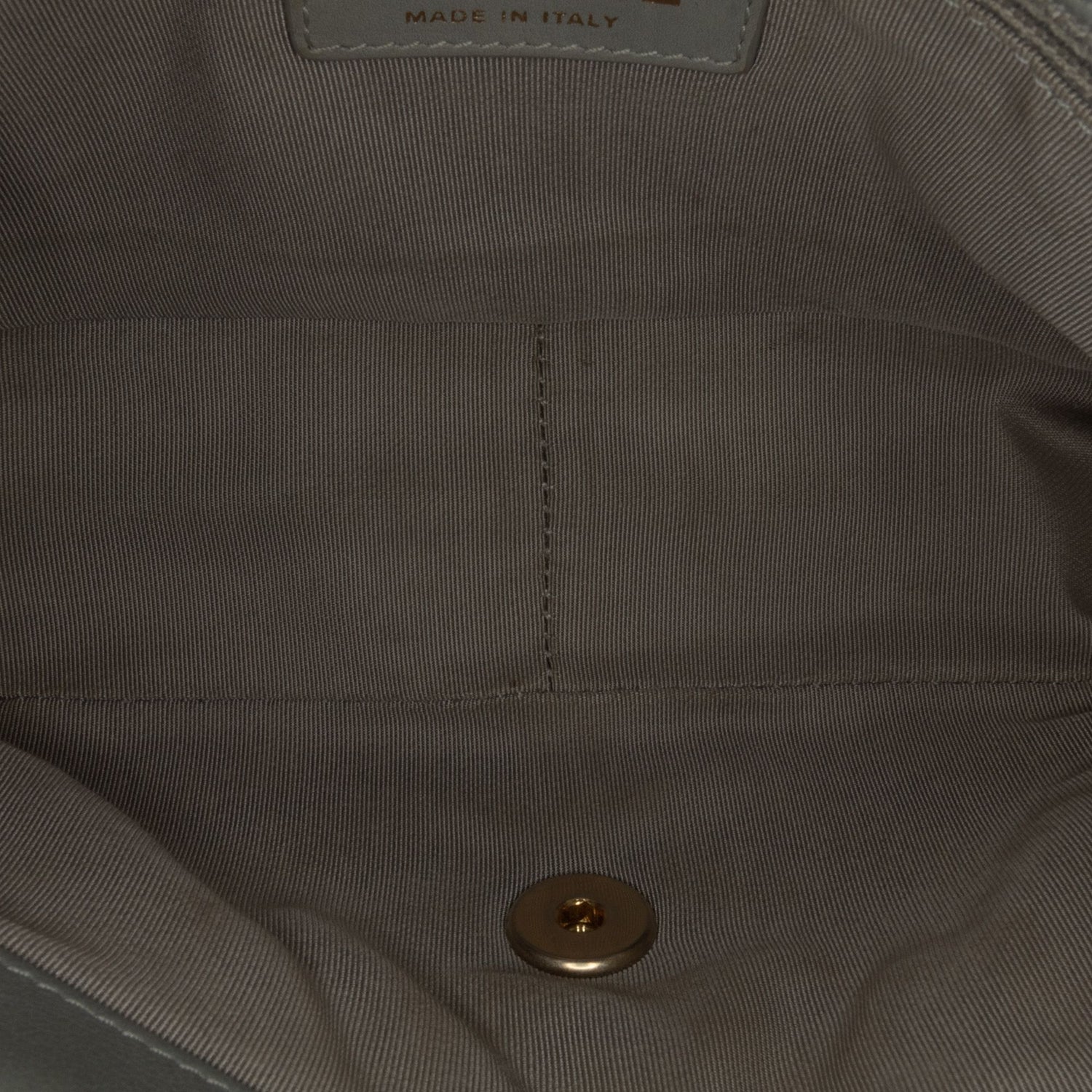 Chanel Mini Rectangular Chevron Lambskin Chain Around Flap Gray