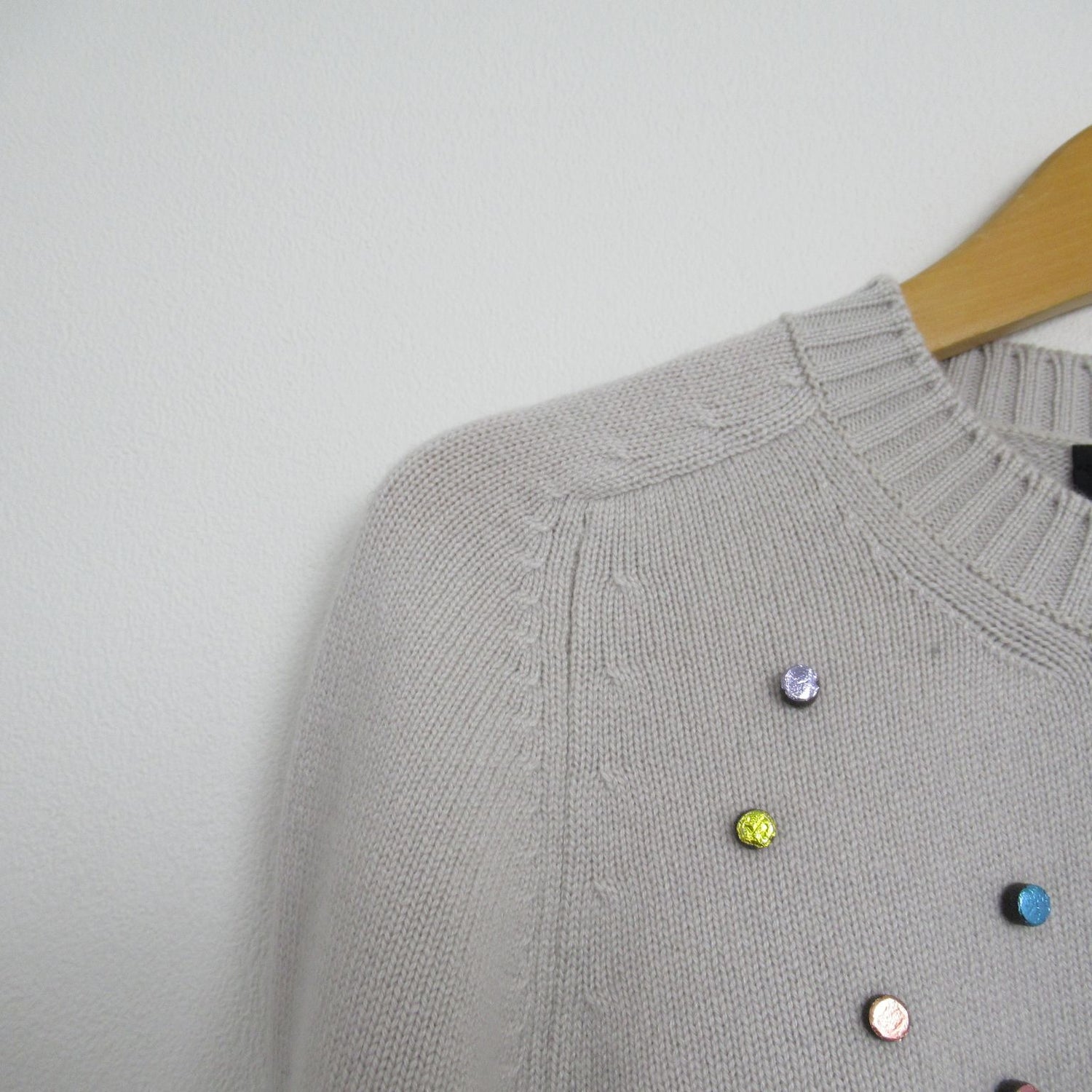 Chanel Knitwear Sweater P 50459k 06396 Cashmere Gurege