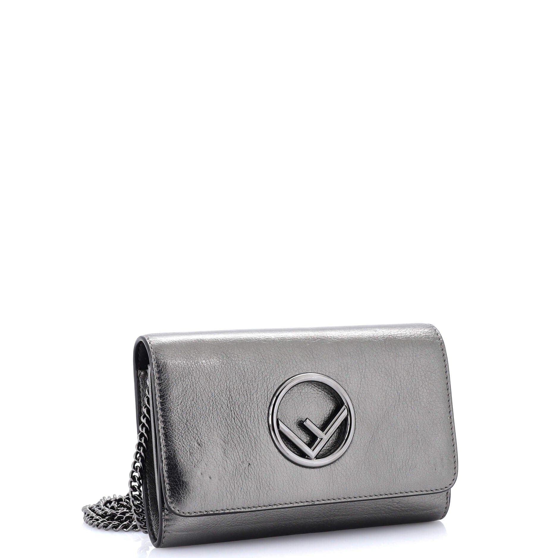 Fendi F Is Fendi Wallet On Chain Leather Mini