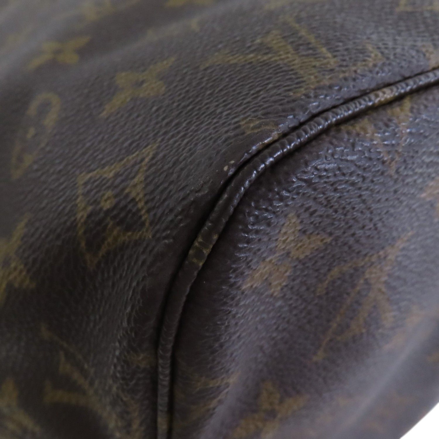 Louis Vuitton Monogram Neverfull Mm Gold Shoulder Bag Brown Shoulder Bag M 40156