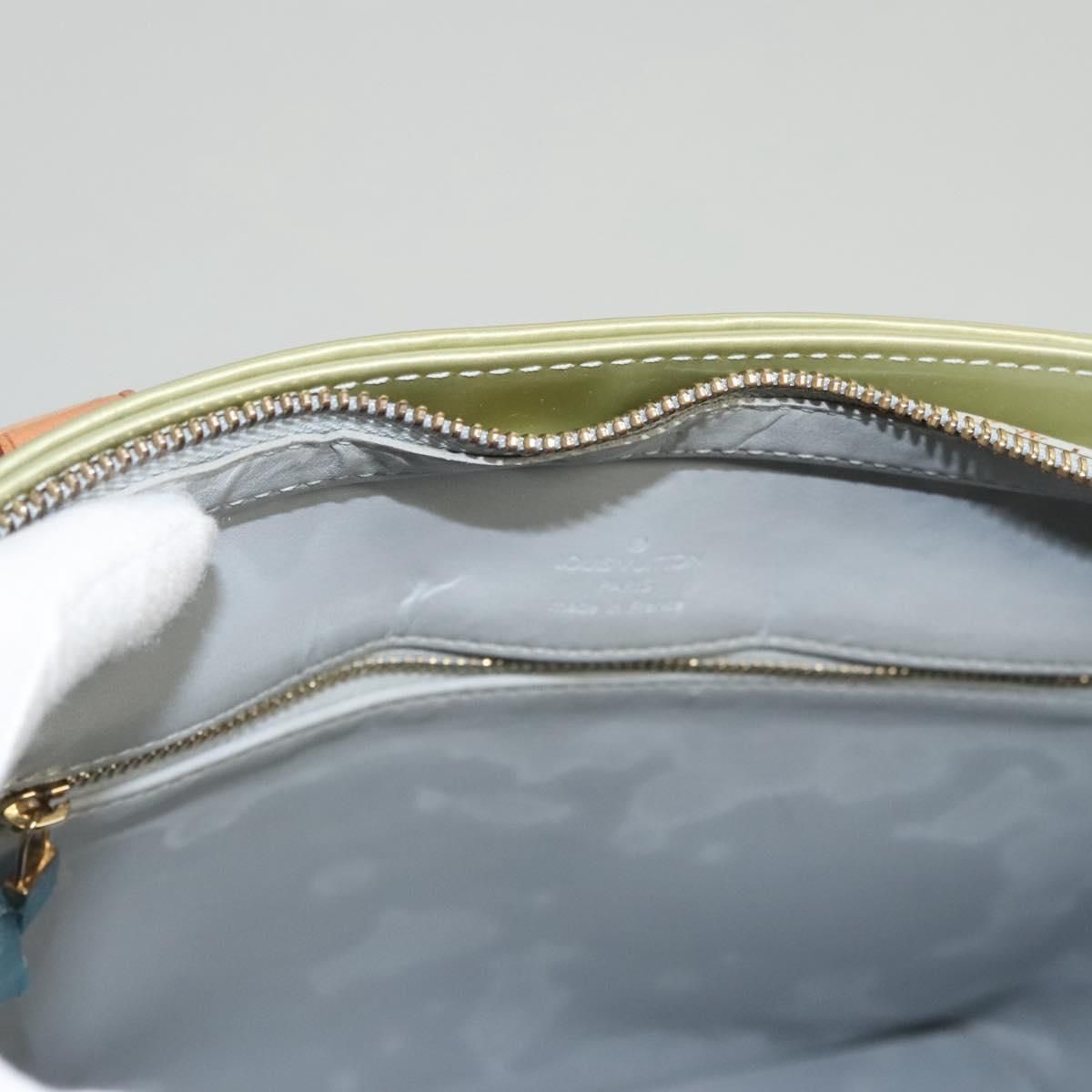 Louis Vuitton Vernis Houston Hand Bag Gris M 91053 Lv Auth