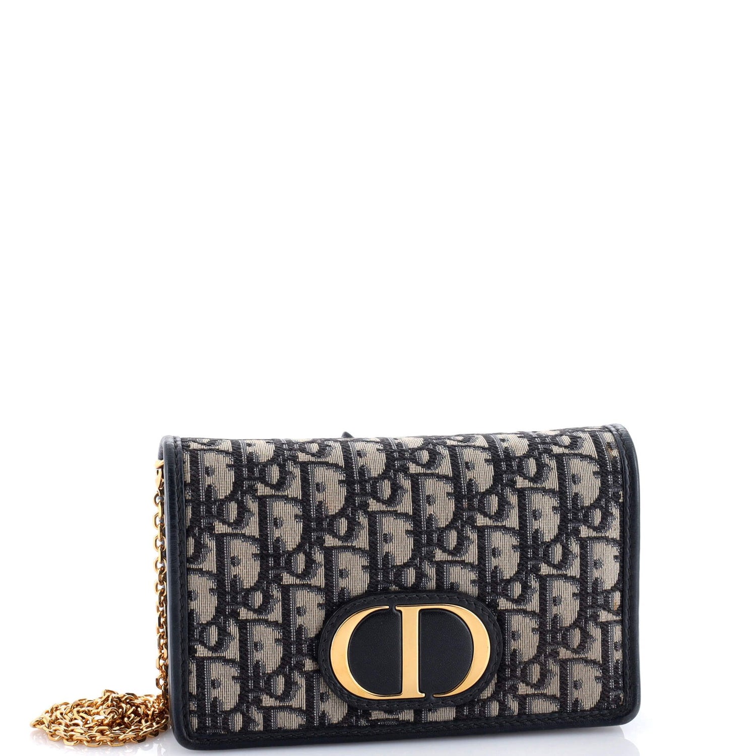 Christian Dior 30 Montaigne 2-In-1 Pouch Oblique Canvas