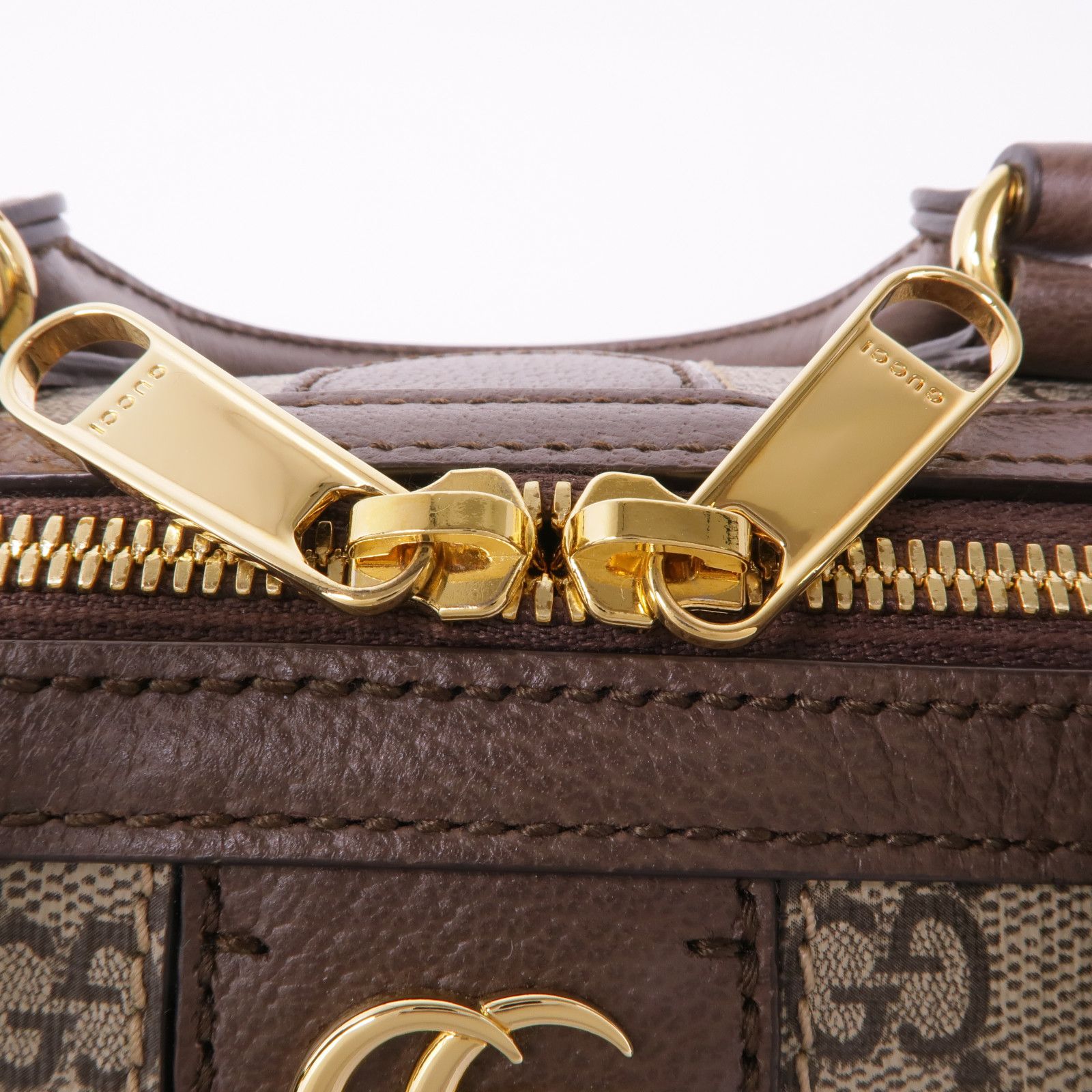Gucci Painted Canvas Ophidia Gg Hand-turned Shoulder And Back Bag 2way Shoulder Bag Brown Pvc Coated Canvas 772061