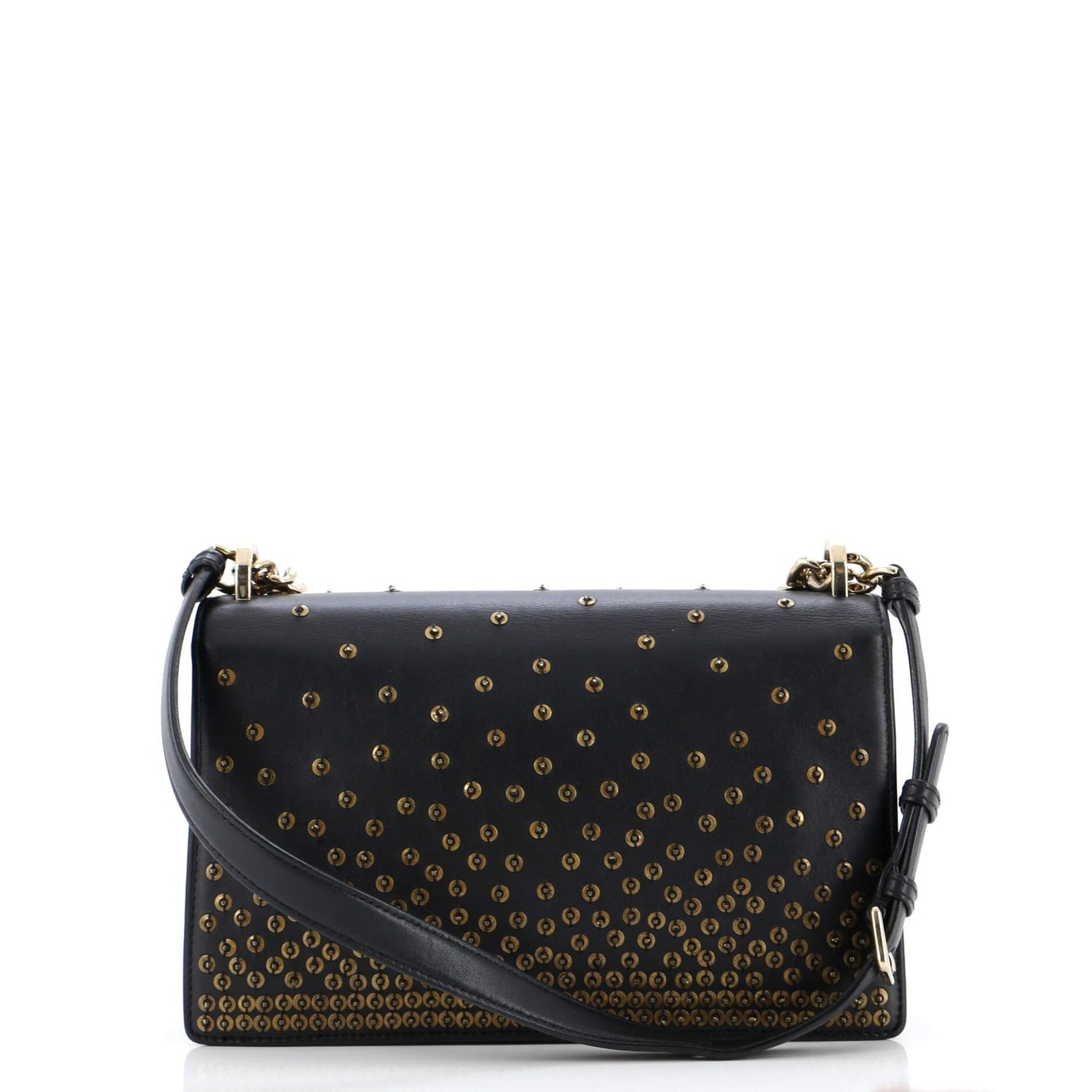 Christian Dior Diorama Flap Bag Sequin Embellished Lambskin Medium
