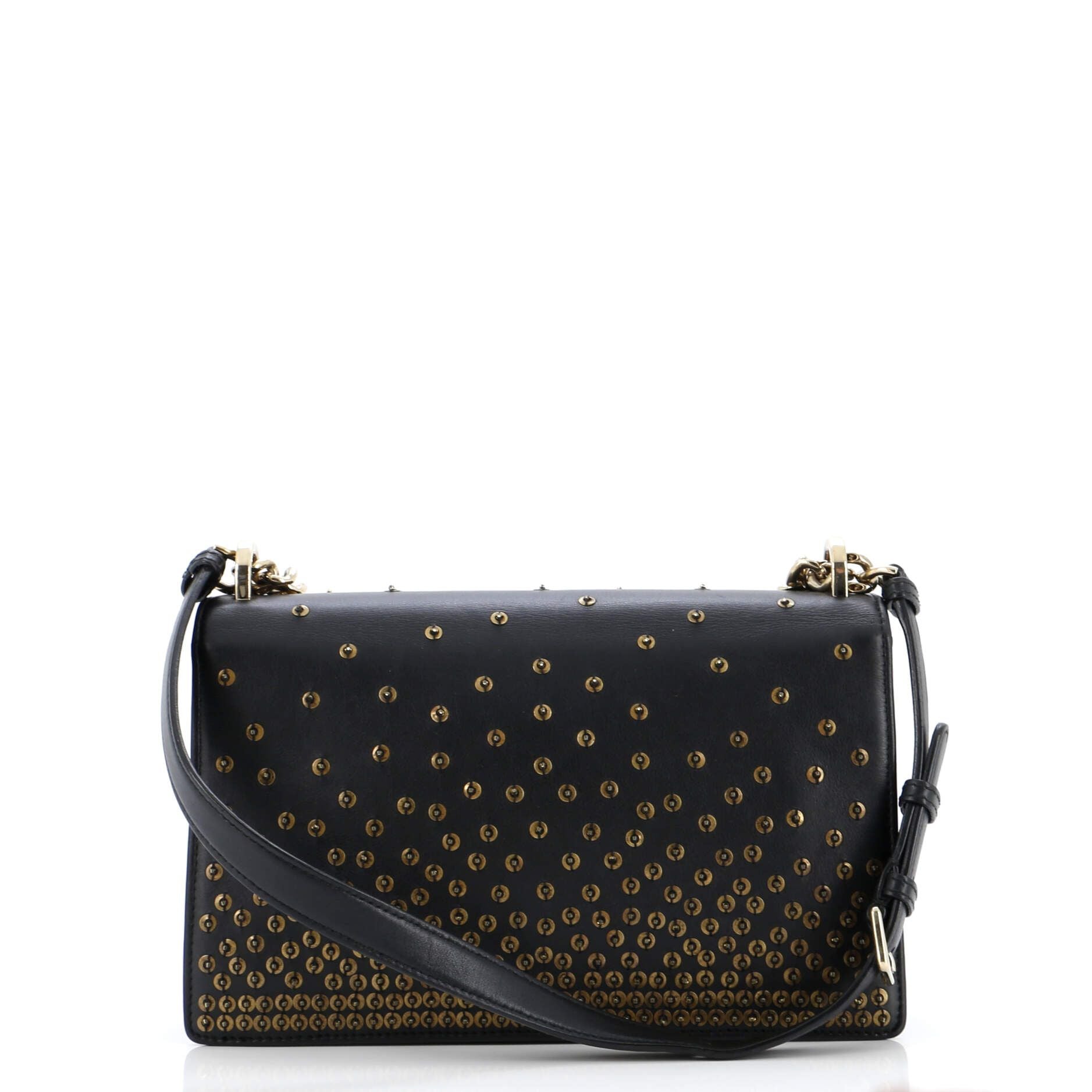 Christian Dior Diorama Flap Bag Sequin Embellished Lambskin Medium