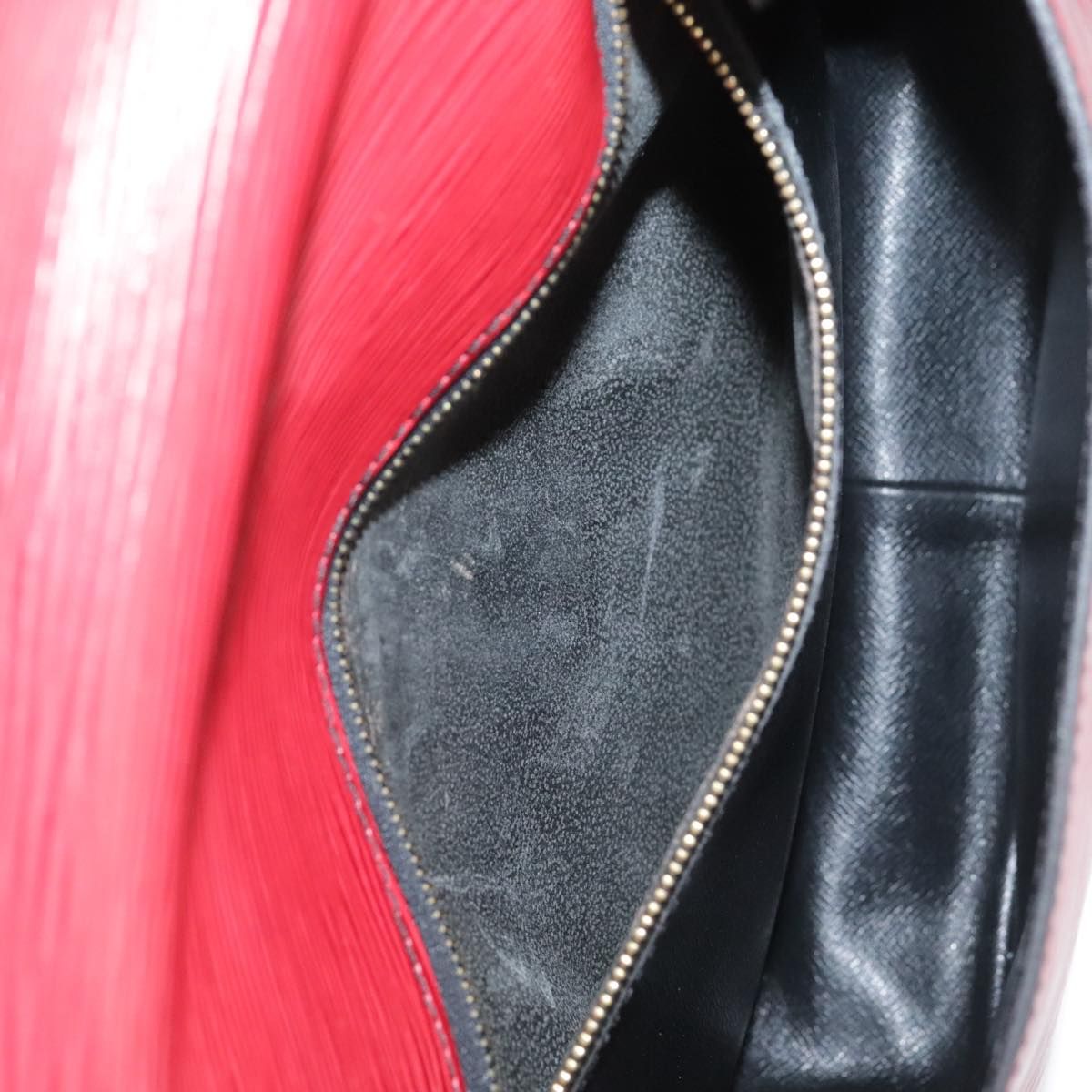 Louis Vuitton Epi Saint Cloud Gm Shoulder Bag Red M 52197 Lv Auth