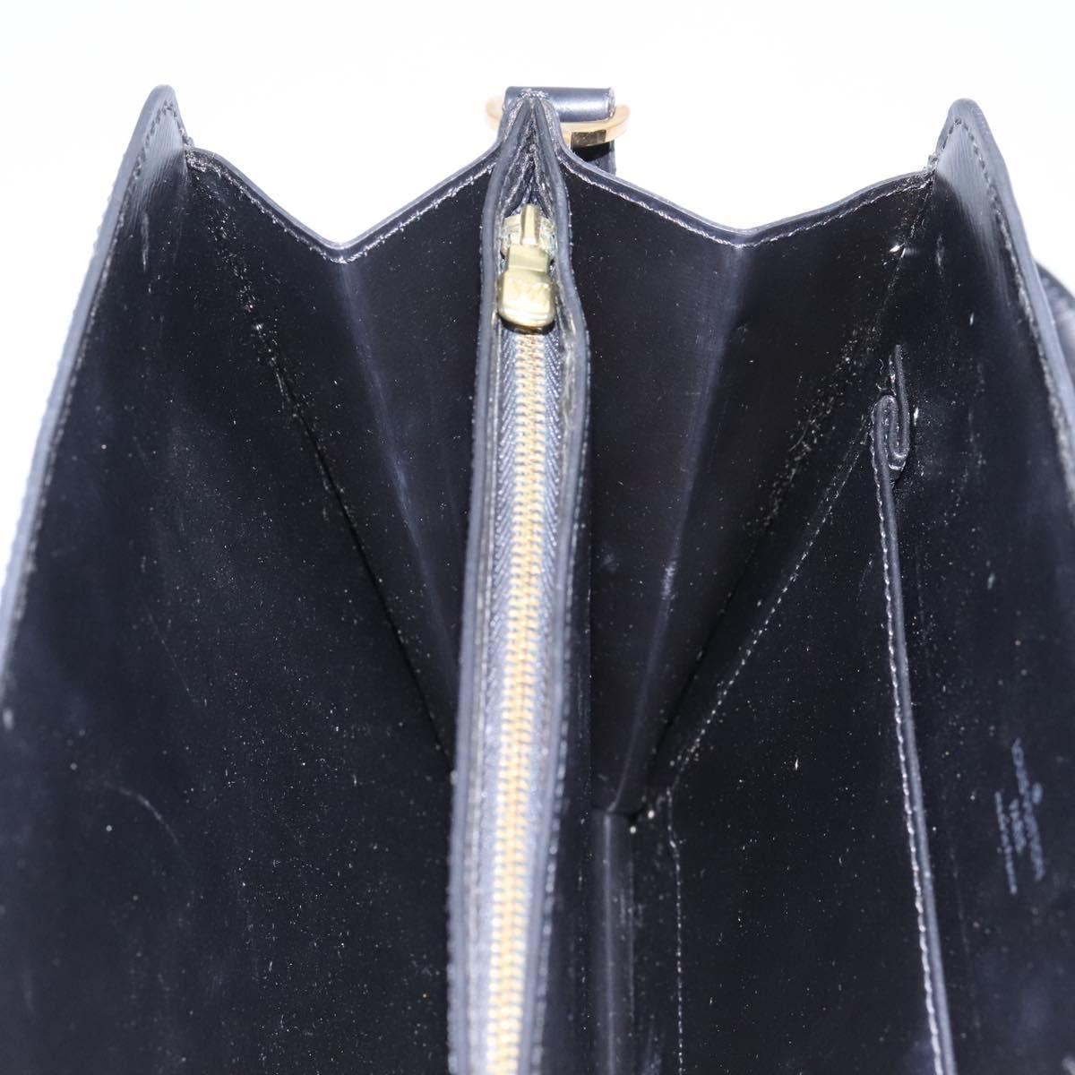 Louis Vuitton Epi Capuchin Shoulder Bag Black M 52342 Lv Auth