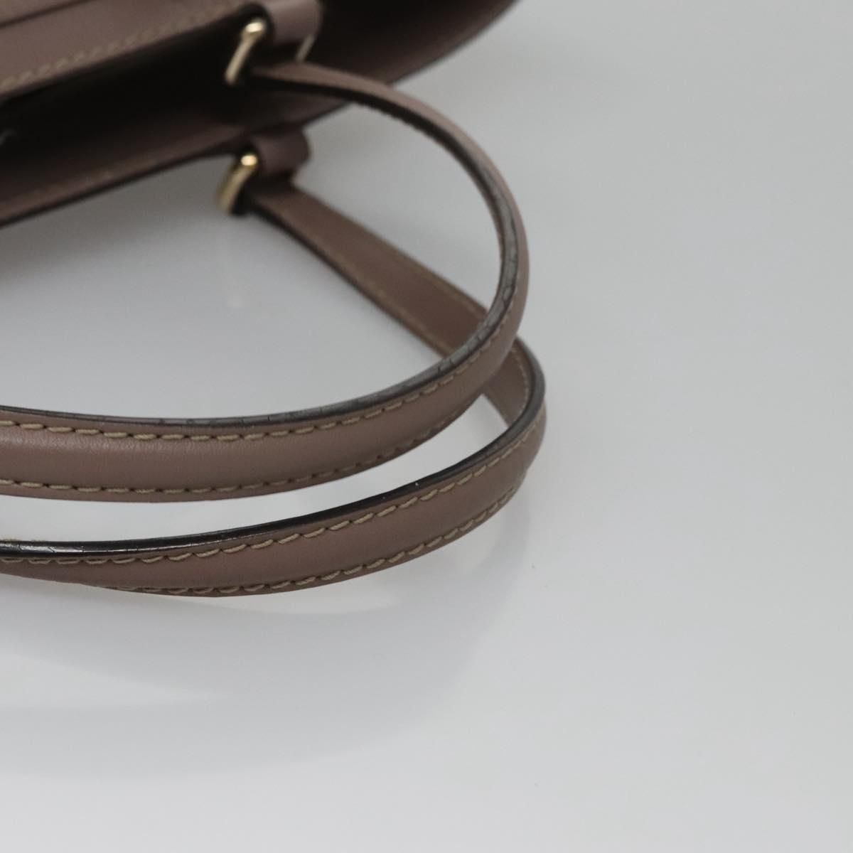 Gucci Gg Canvas Tote Bag Beige Gold 257061 Auth