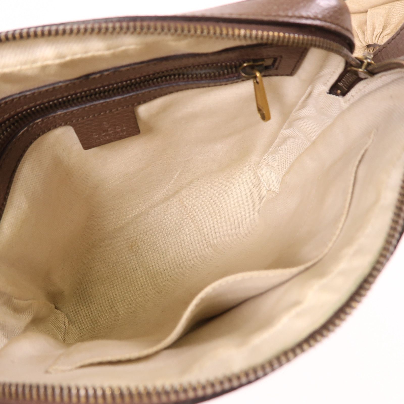 Gucci Painted Canvas Supreme Ophidia Small Messenger Golden Shoulder Bag Brown Pvc Coated Canvas 54792