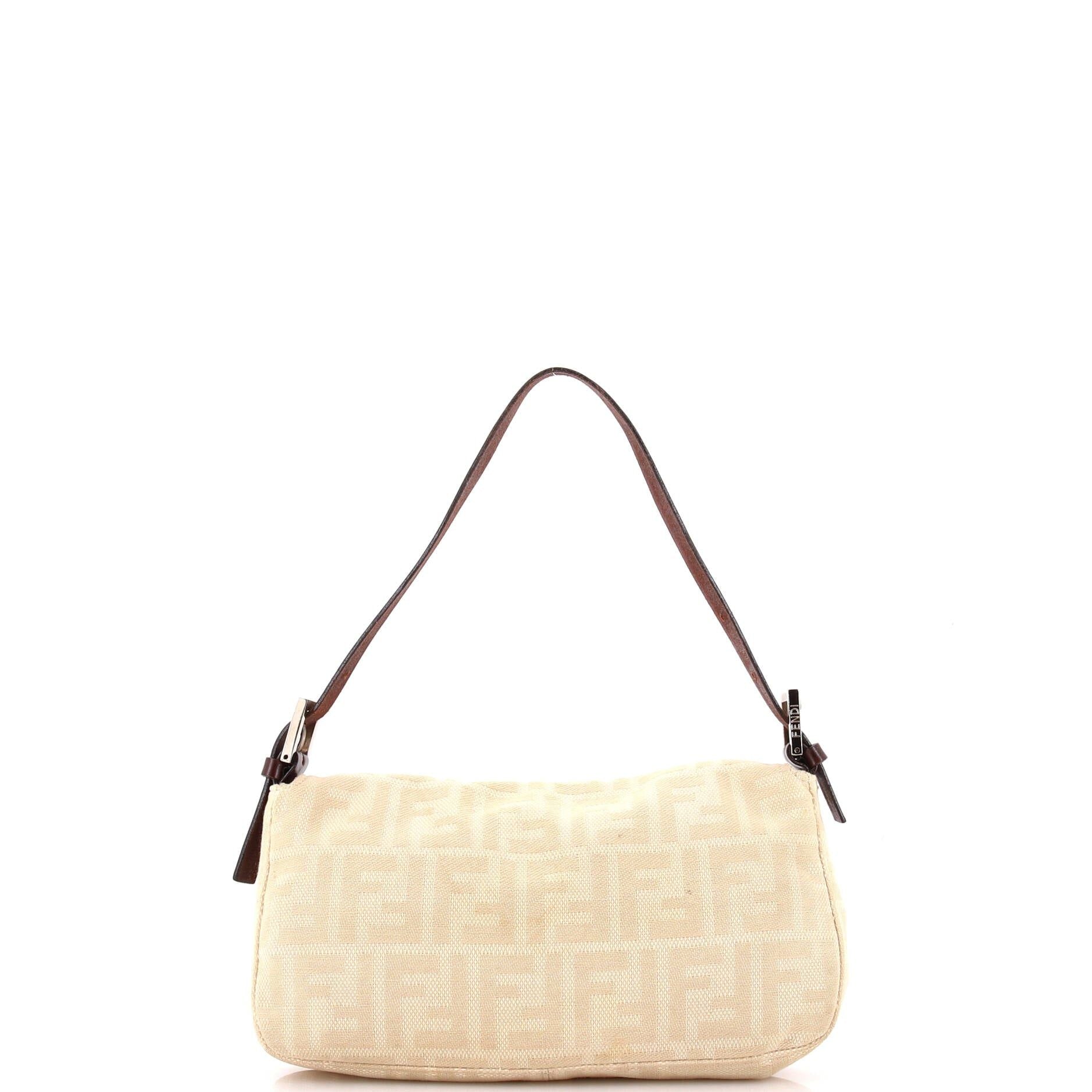 Fendi Baguette Bag Zucca Canvas