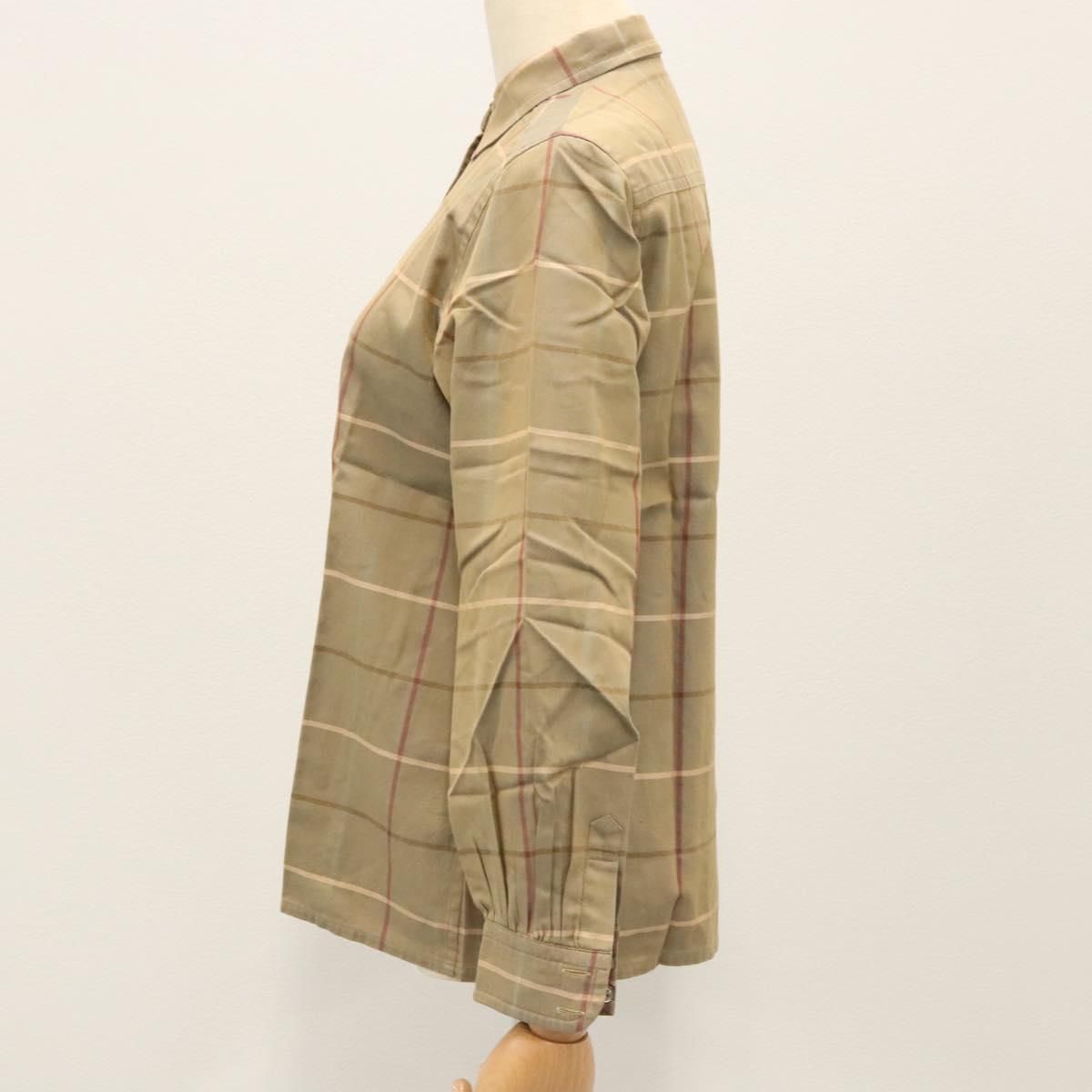 Burberrys Nova Check Shirt Cotton Beige Auth