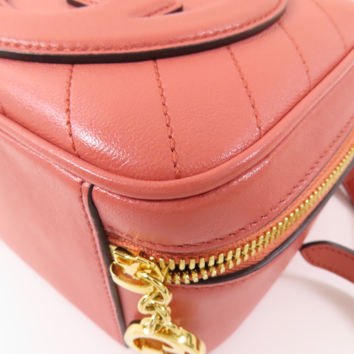 Gucci Cowhide Leather Blondie Bag Hand-handed Shoulder And Back Bag 2way Shoulder Bag Pink Calfskin (cowhide) 74
