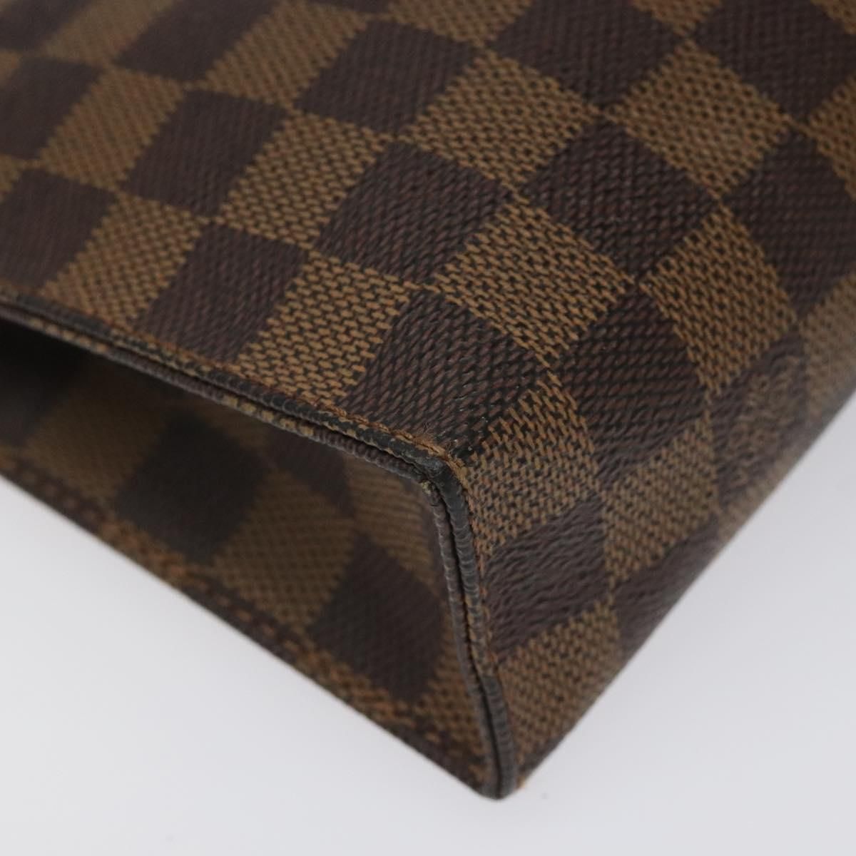 Louis Vuitton Damier Ebene Poche Toilette 26 Pouch N 47543 Lv Auth