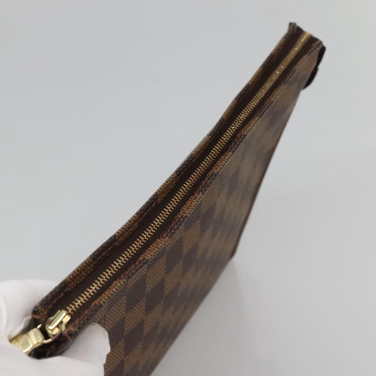 Louis Vuitton Damier Ebene Poche Toilette 26 Pouch N 47543 Lv Auth