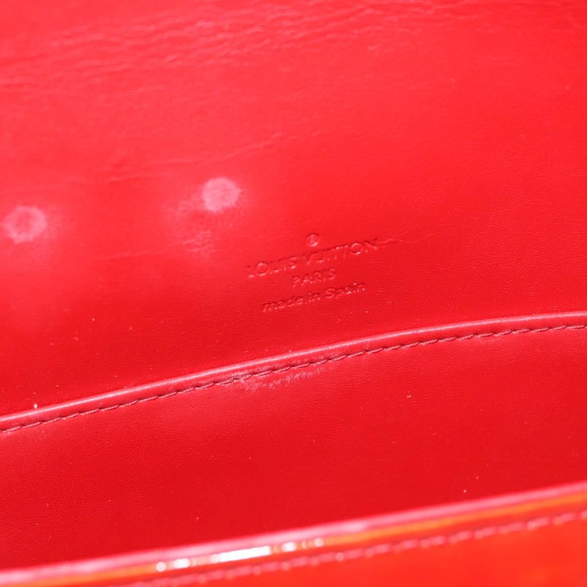 Louis Vuitton Vernis Thompson Street Bag Red M 91094 Lv Auth