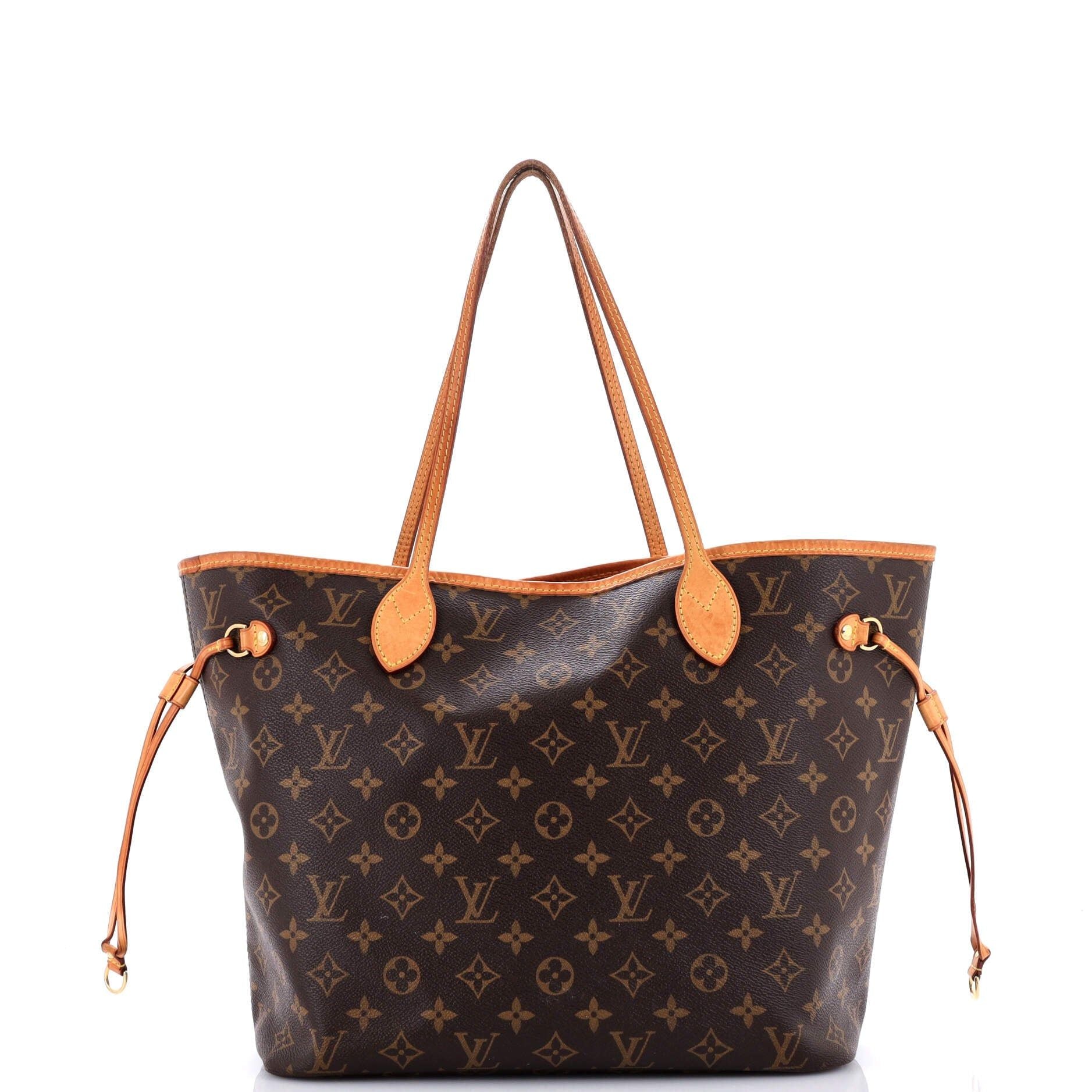 Louis Vuitton Neverfull Nm Tote Monogram Canvas Mm