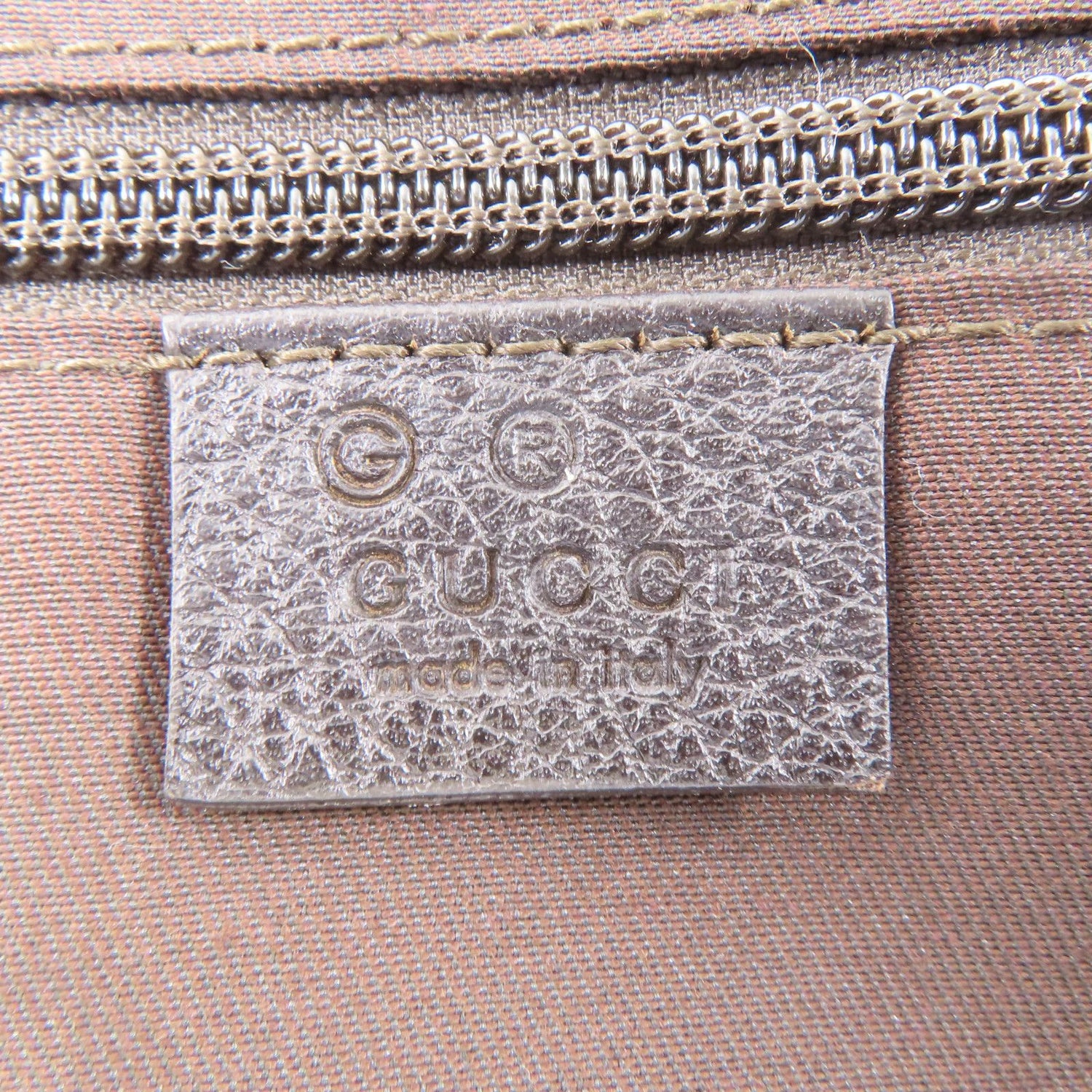 Gucci Canvas Shoulder Bag Brown Gg Canvas 190628
