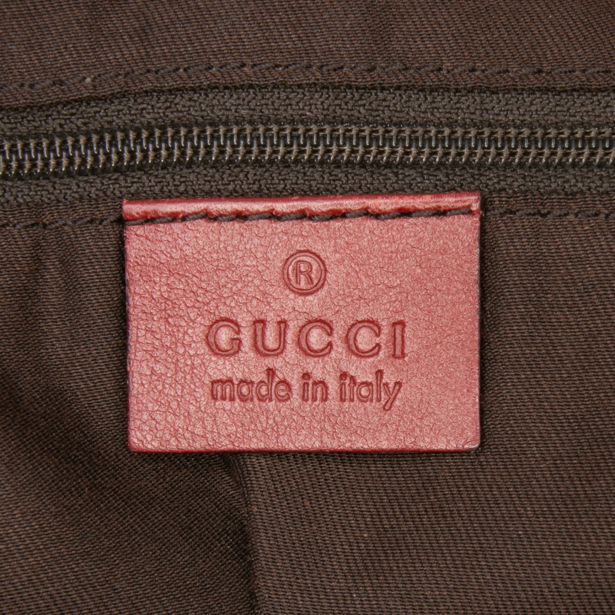 Gucci GG Canvas Sukey Satchel Brown