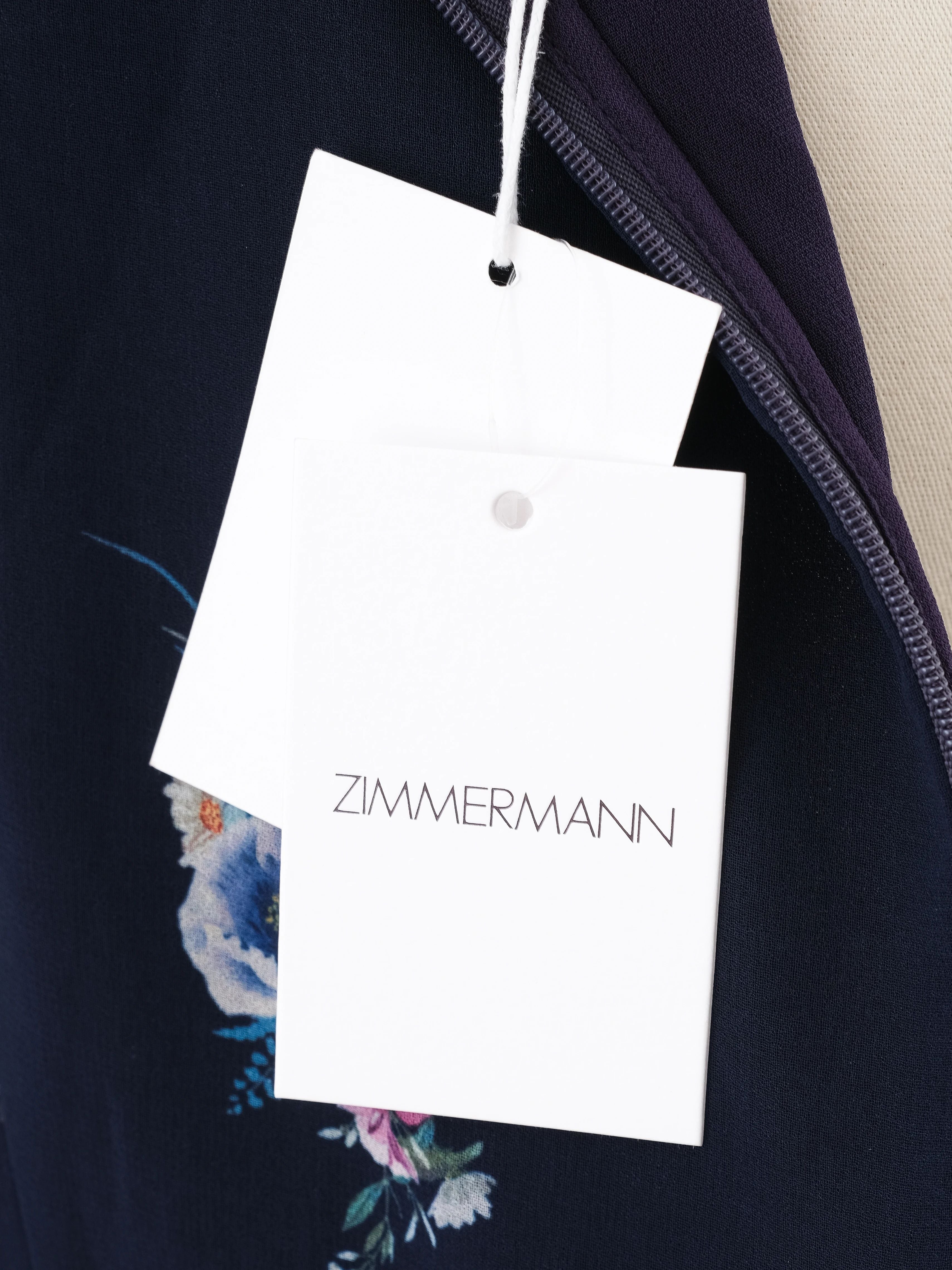NEW Zimmerman Floral Maxi Dress Blue Polyester Size L
