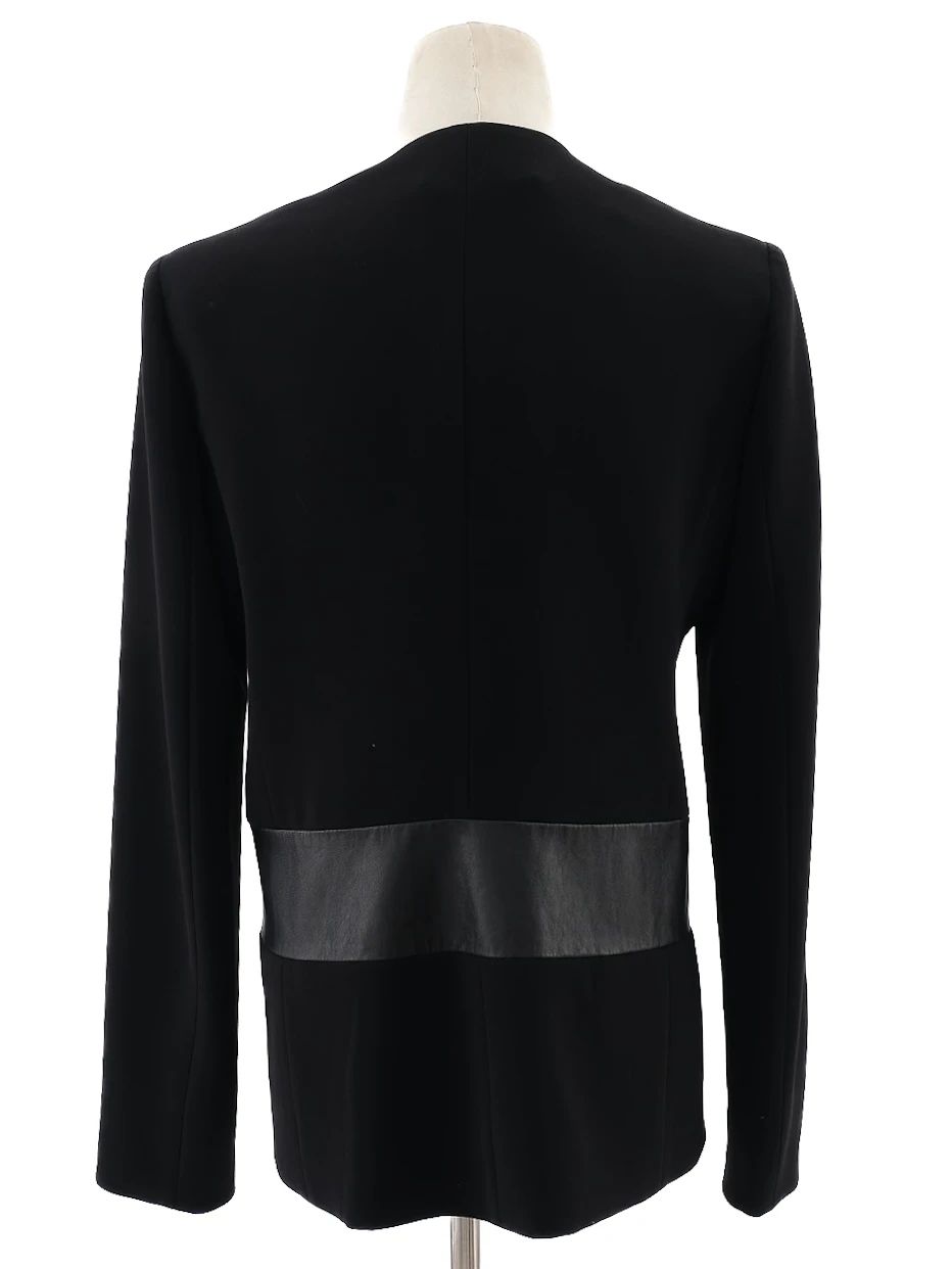 Max Mara Black Blazer XL Excellent Condition V-Neck Design