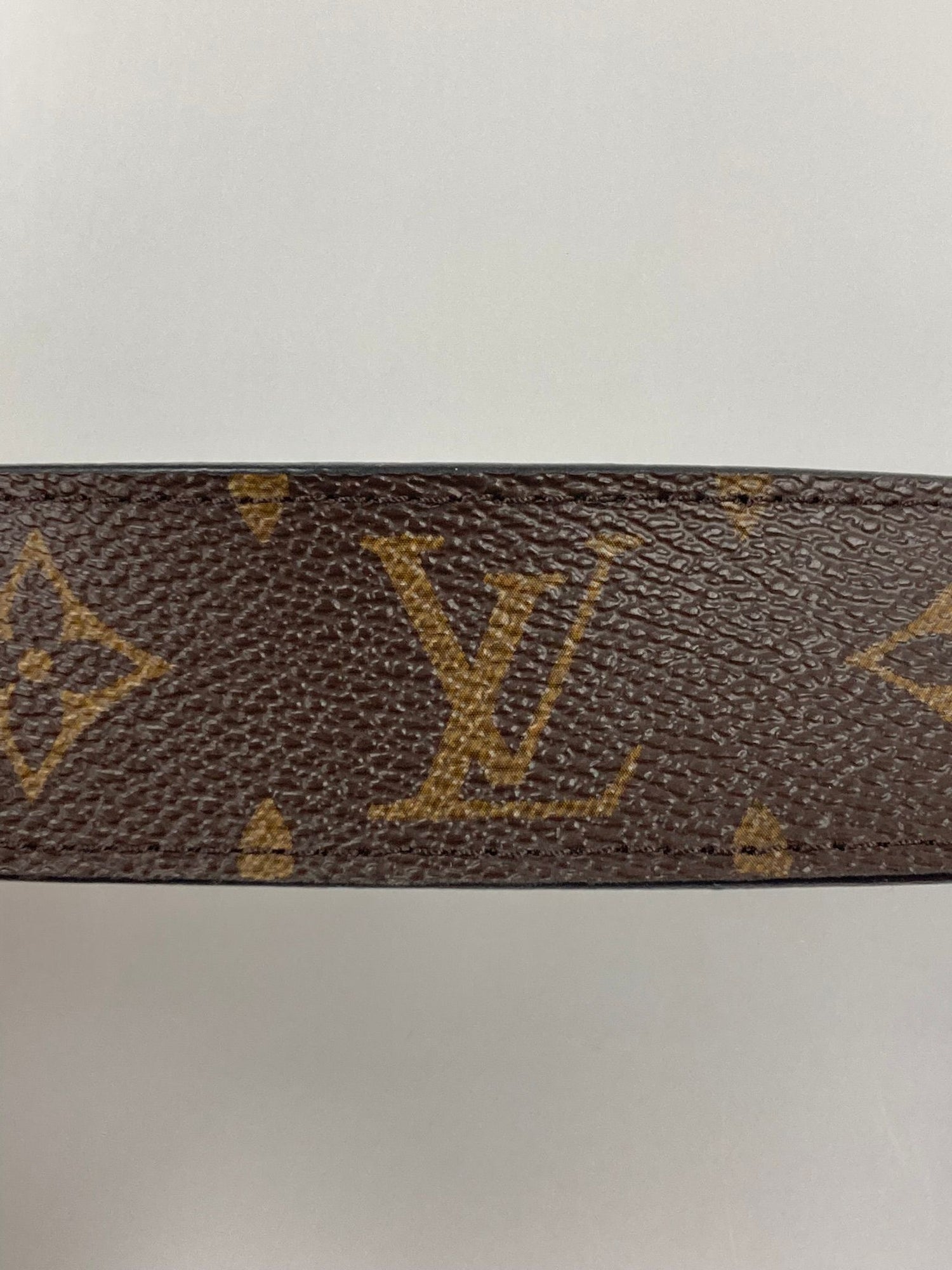 Louis Vuitton Belt Wide 90 ,Monogram Macassar