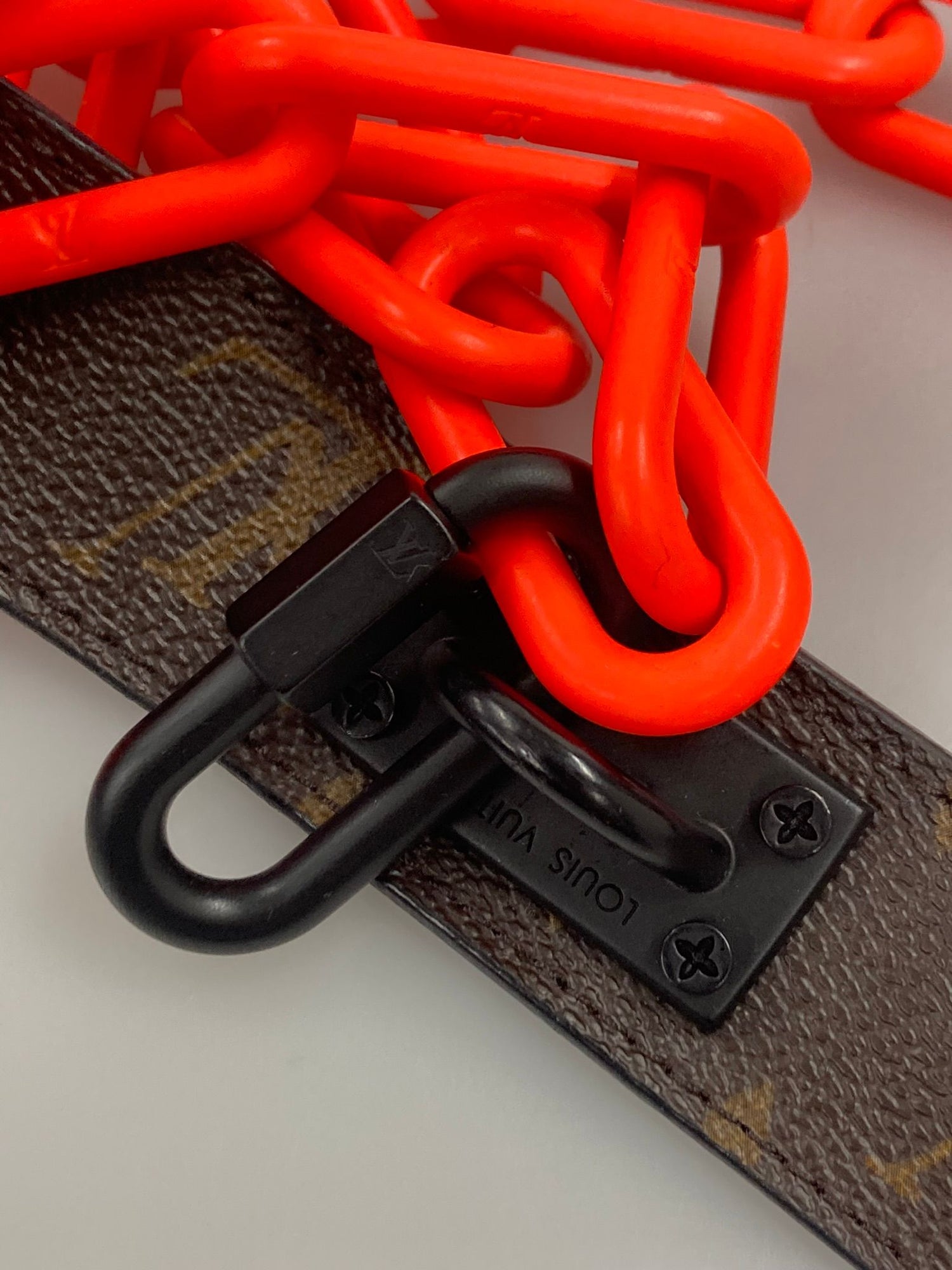 Louis Vuitton Belt Wide 90 ,Monogram Macassar