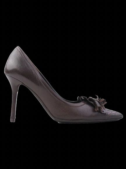 Excellent Valentino Orange Leather Stiletto Heels Size 36