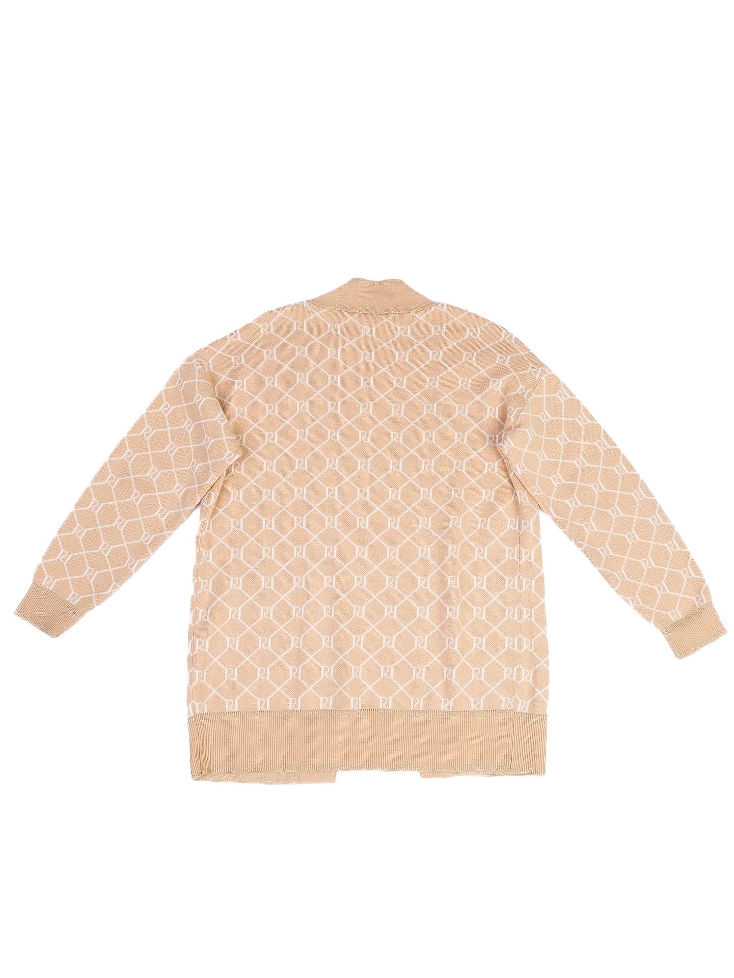 River Island Excellent Beige Cardigan Size 12 for Kids with Pockets