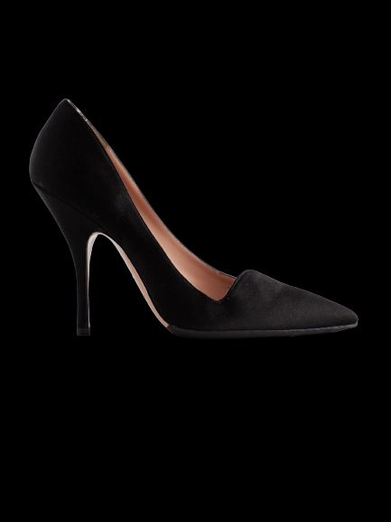 Giorgio Armani Black Stiletto High-Heeled Shoes Size 36 Good Condition