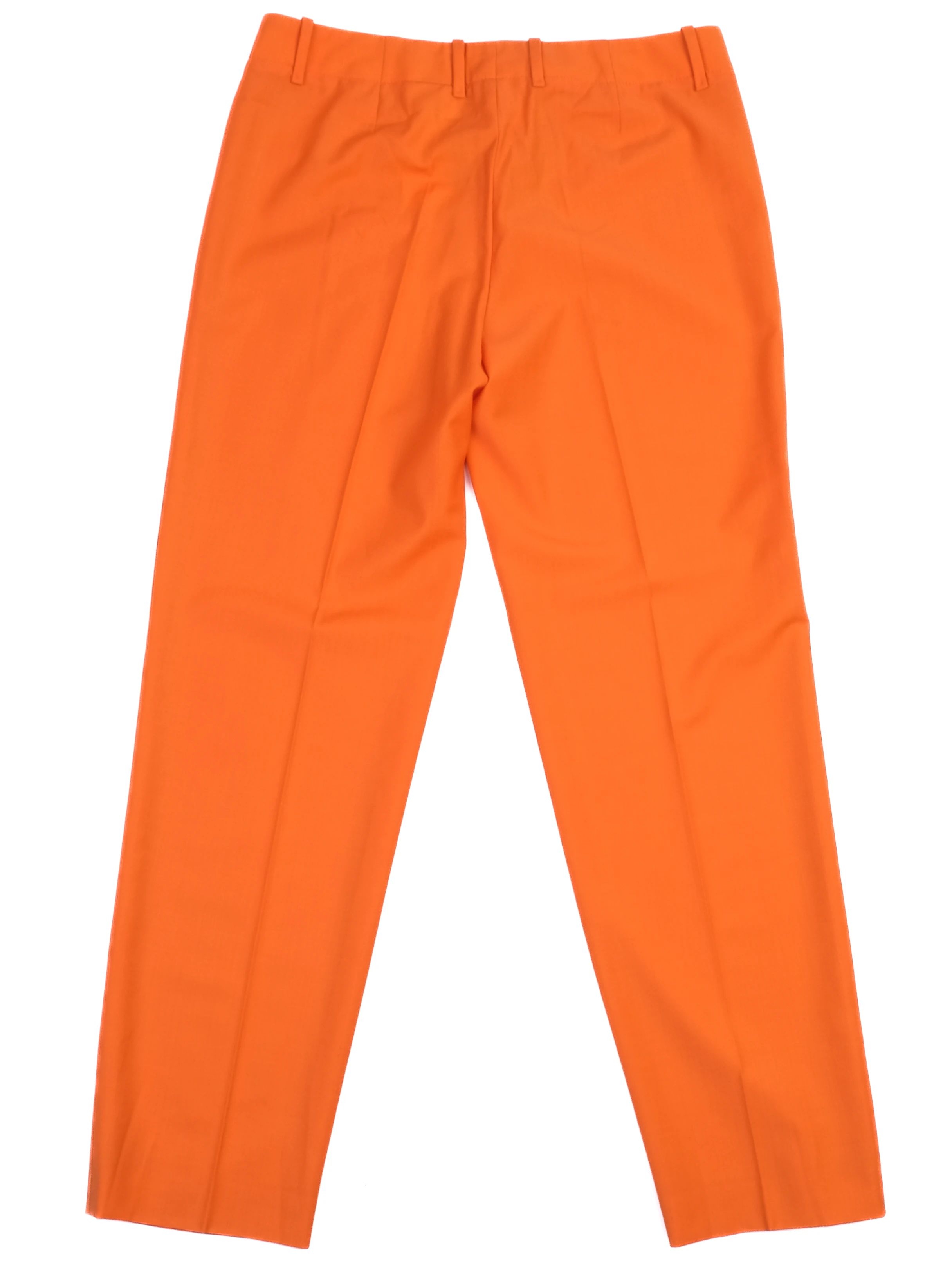 Excellent Hugo Boss Orange Wool Pants Women Size L