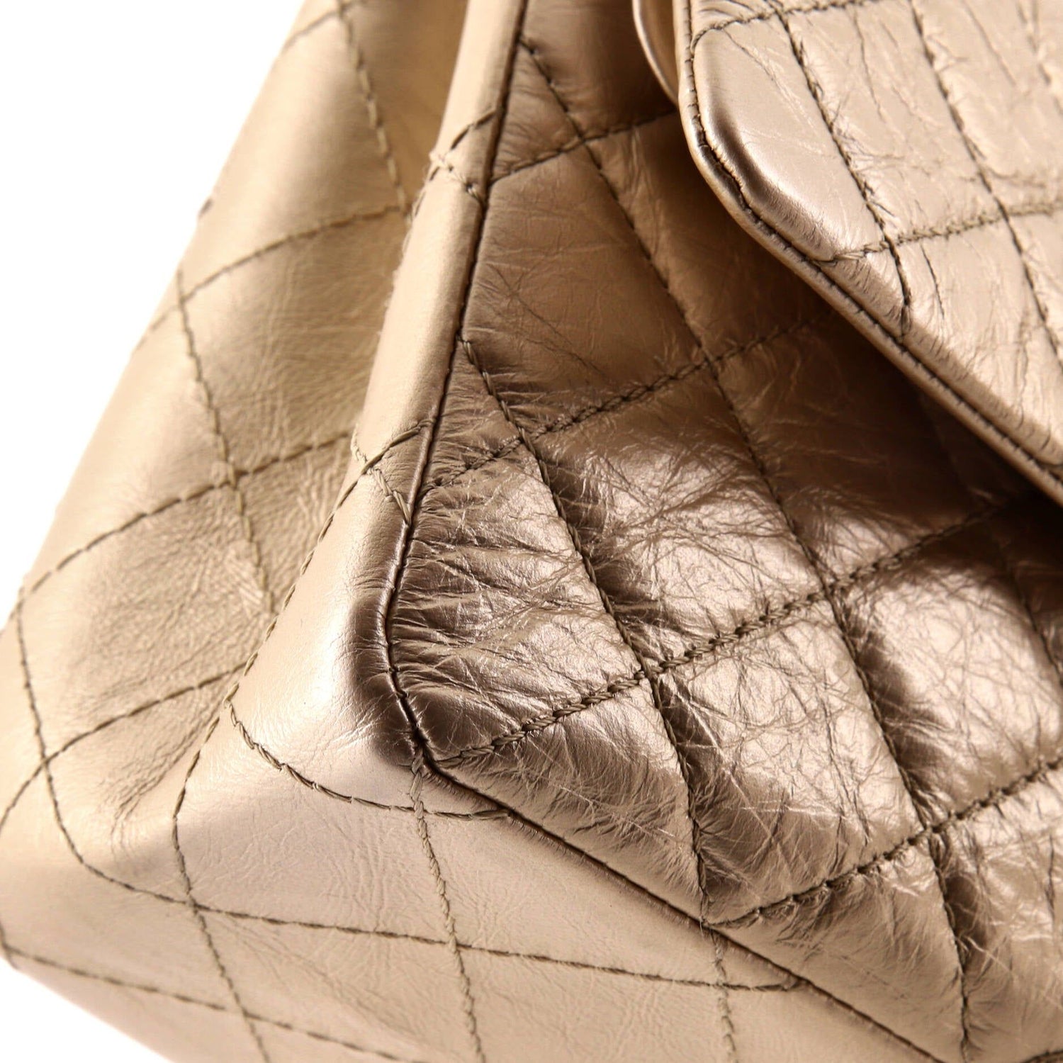 Chanel Reissue 2.55 Flap Bag Quilted Metallic Aged Calfskin 226