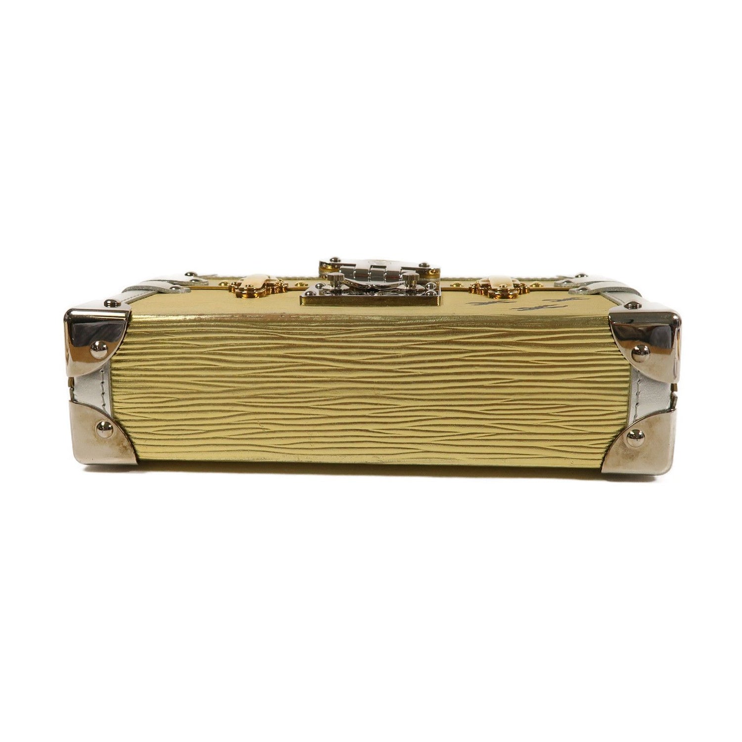 Louis Vuitton Epi/kinpu Petite Malle Kinpaku/ginpaku Shoulder Back Bag Golden Gold Shoulder Bag M 50017